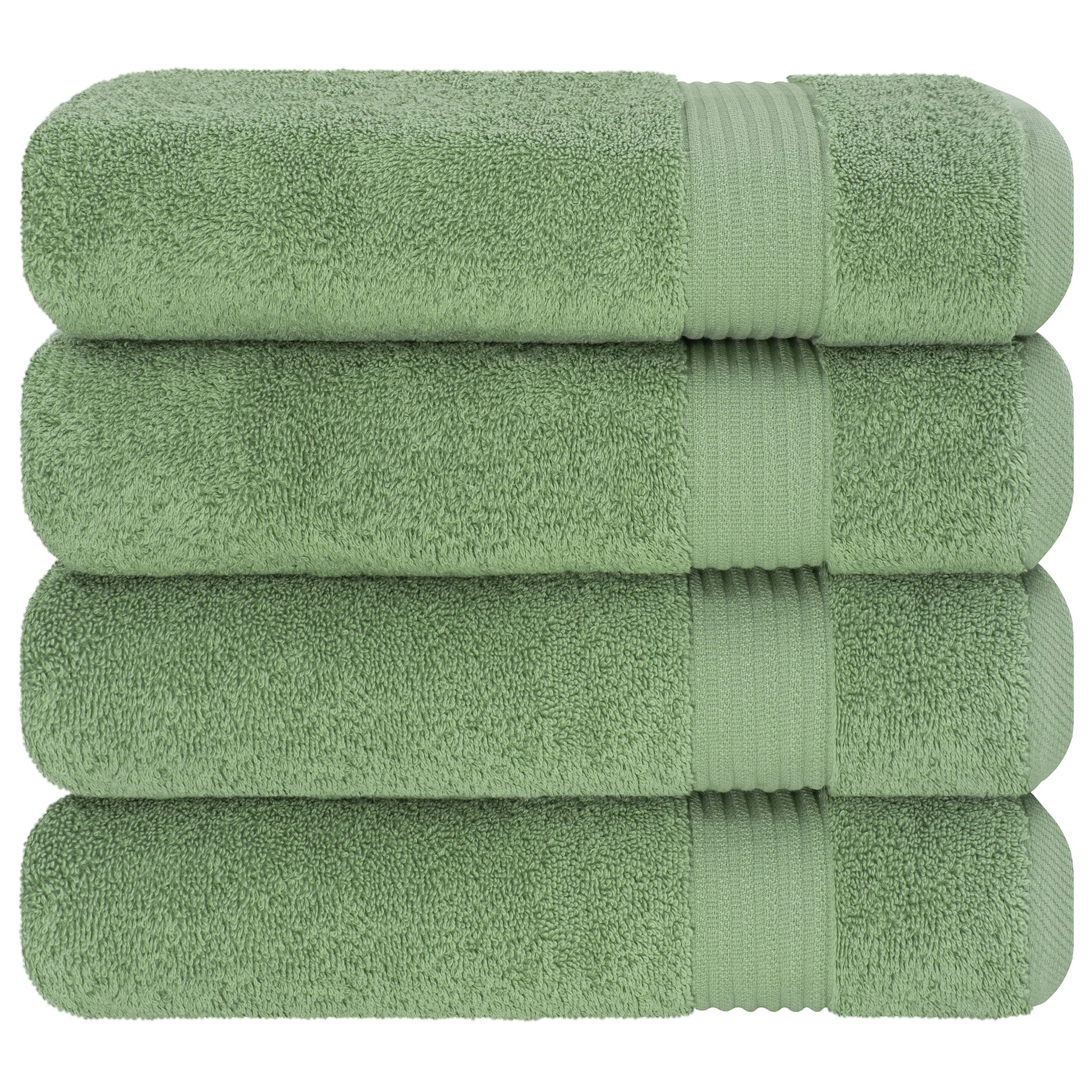 American-softlinen Bekos 100% Cotton Turkish 4-Piece Bath Towel Sets, Wholesale Luxury Bath Towels