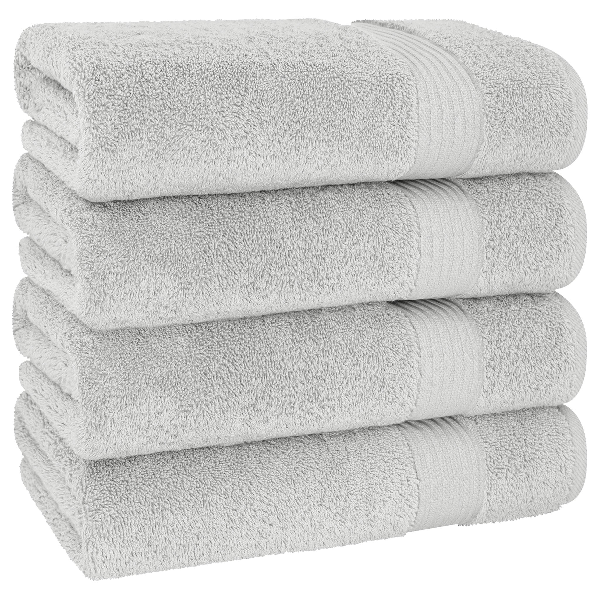 American-softlinen Bekos 100% Cotton Turkish 4-Piece Bath Towel Sets, Wholesale Luxury Bath Towels