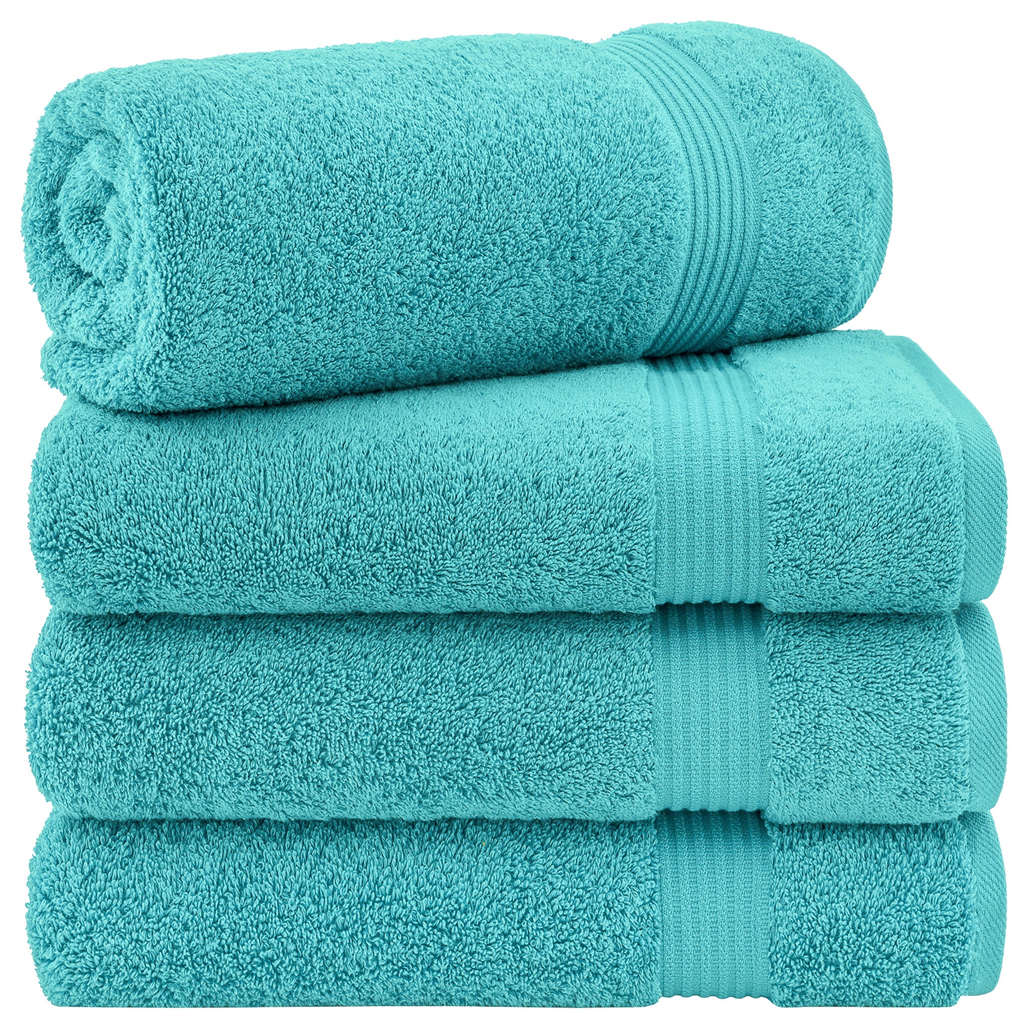 American-softlinen Bekos 100% Cotton Turkish 4-Piece Bath Towel Sets, Wholesale Luxury Bath Towels