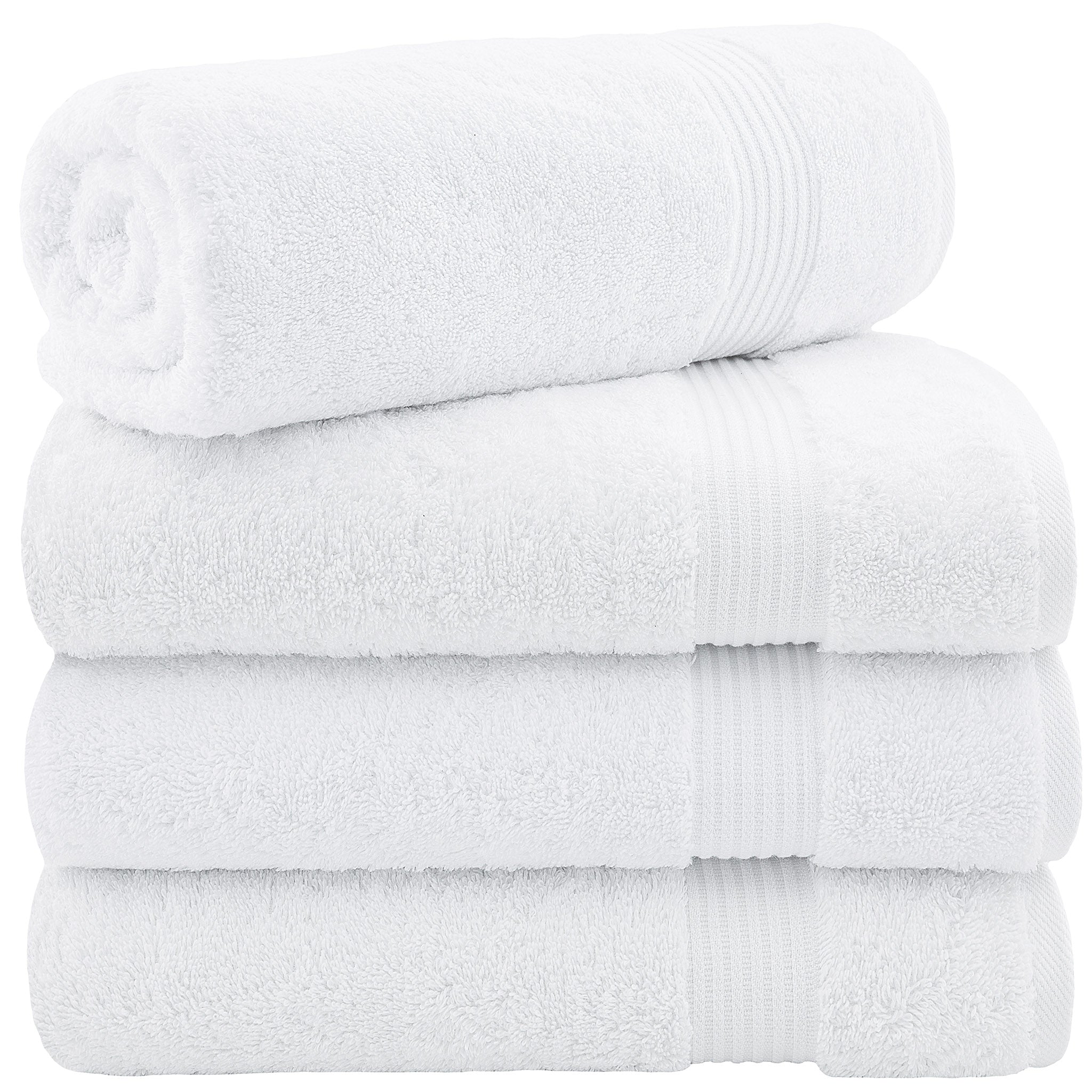 American-softlinen Bekos 100% Cotton Turkish 4-Piece Bath Towel Sets, Wholesale Luxury Bath Towels