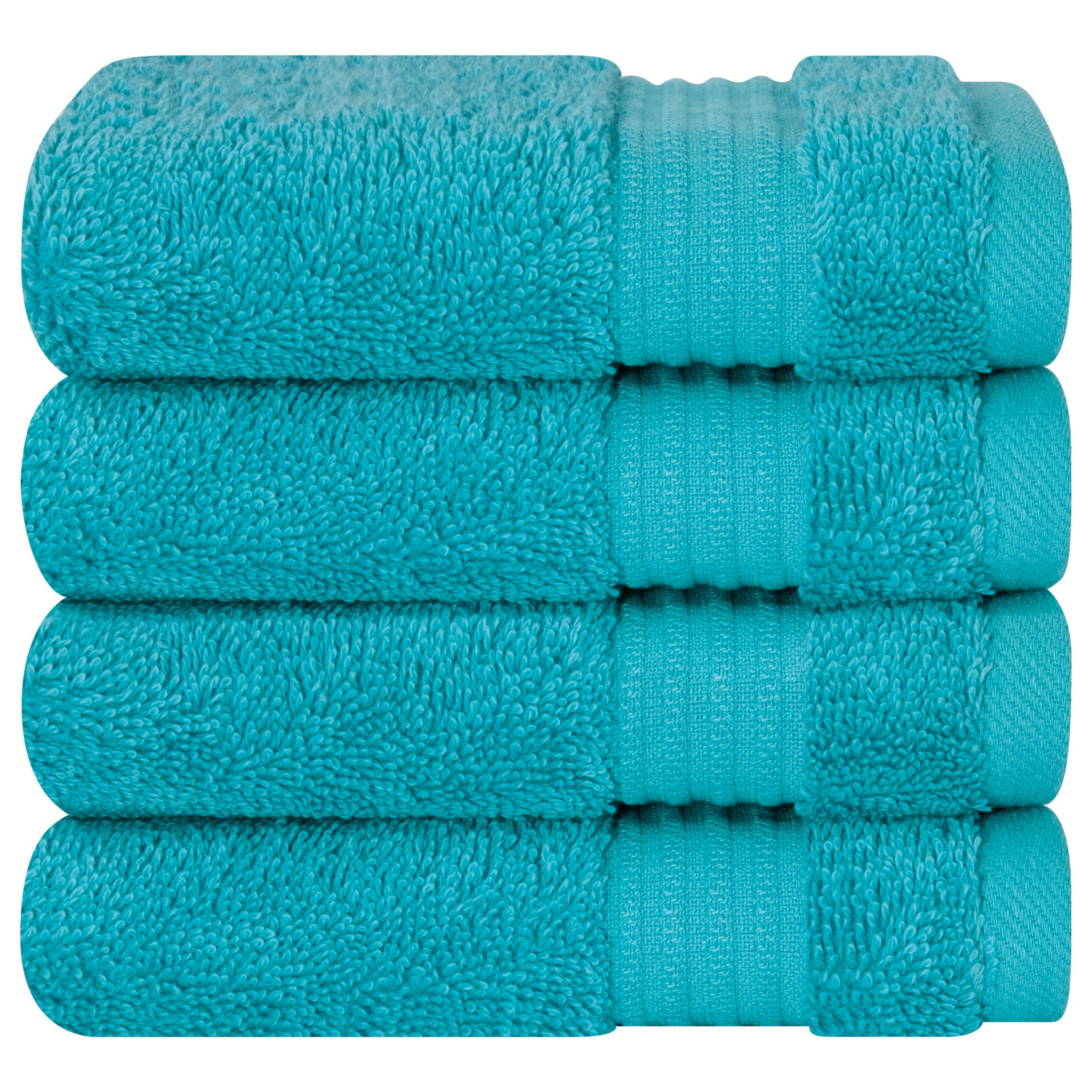 American-softlinen Bekos 100% Cotton Turkish 4-Piece Washcloth Towel Sets, Wholesale Luxury Towels