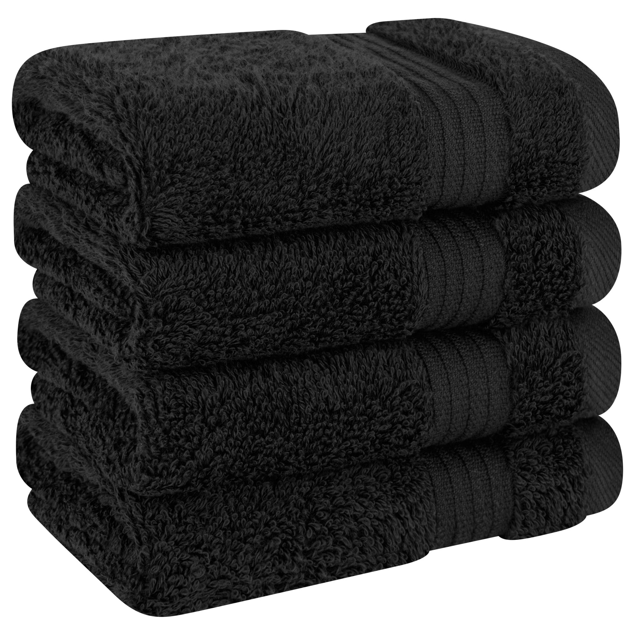 American-softlinen Bekos 100% Cotton Turkish 4-Piece Washcloth Towel Sets, Wholesale Luxury Towels