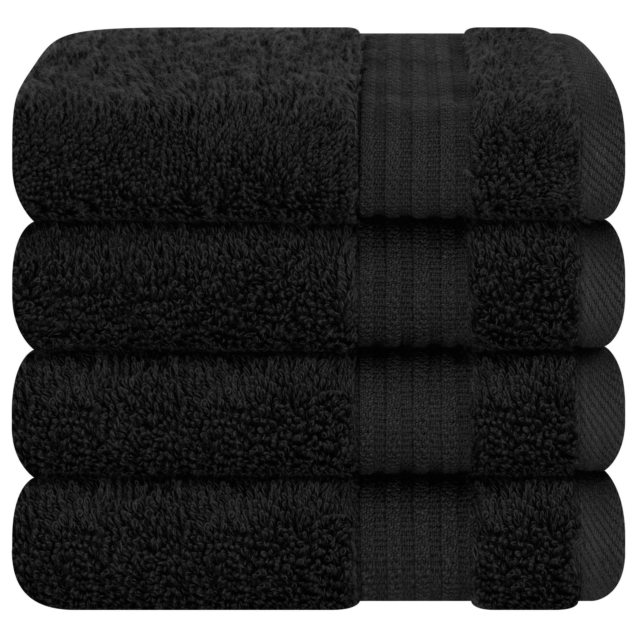 American-softlinen Bekos 100% Cotton Turkish 4-Piece Washcloth Towel Sets, Wholesale Luxury Towels