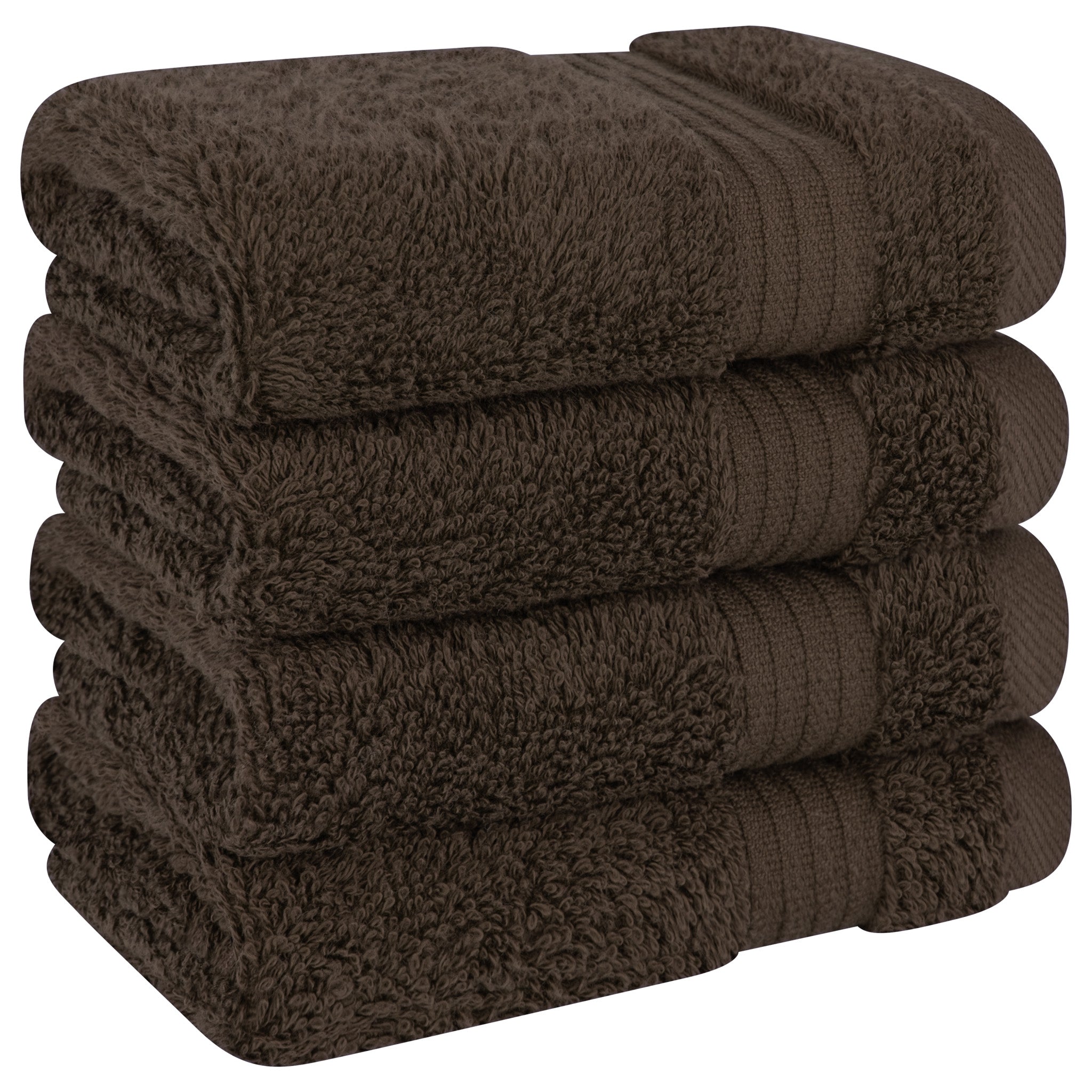 American-softlinen Bekos 100% Cotton Turkish 4-Piece Washcloth Towel Sets, Wholesale Luxury Towels