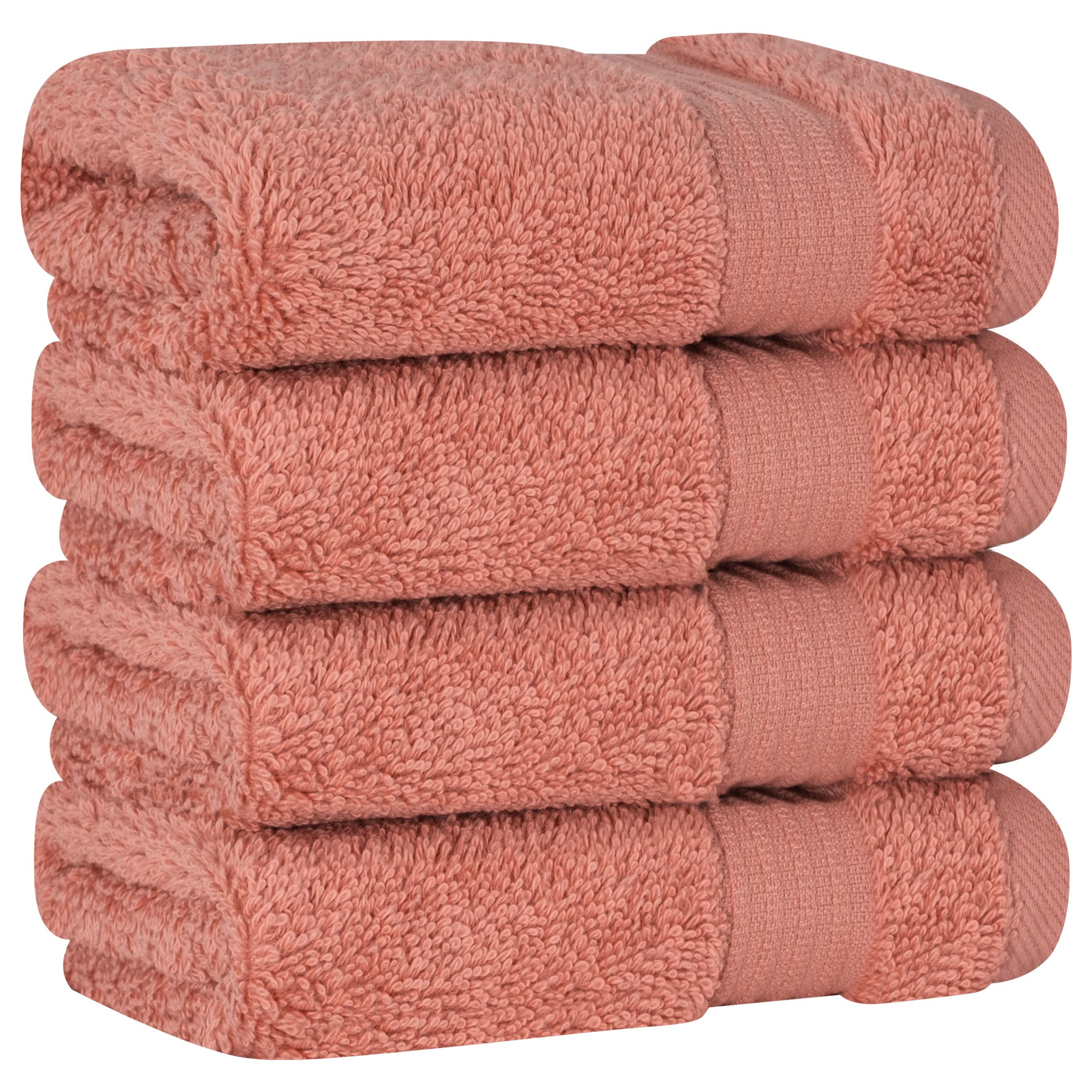 American-softlinen Bekos 100% Cotton Turkish 4-Piece Washcloth Towel Sets, Wholesale Luxury Towels