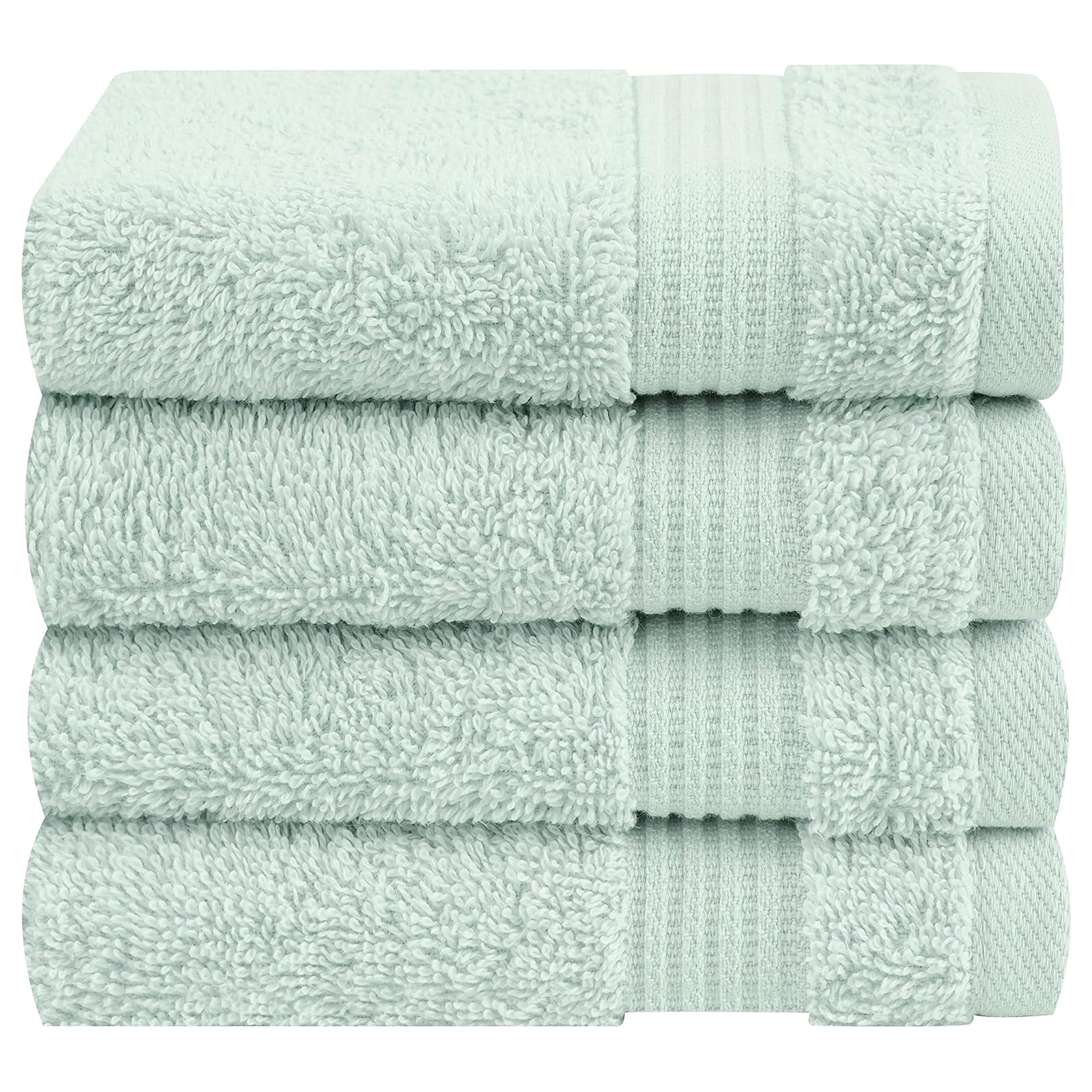 American-softlinen Bekos 100% Cotton Turkish 4-Piece Washcloth Towel Sets, Wholesale Luxury Towels