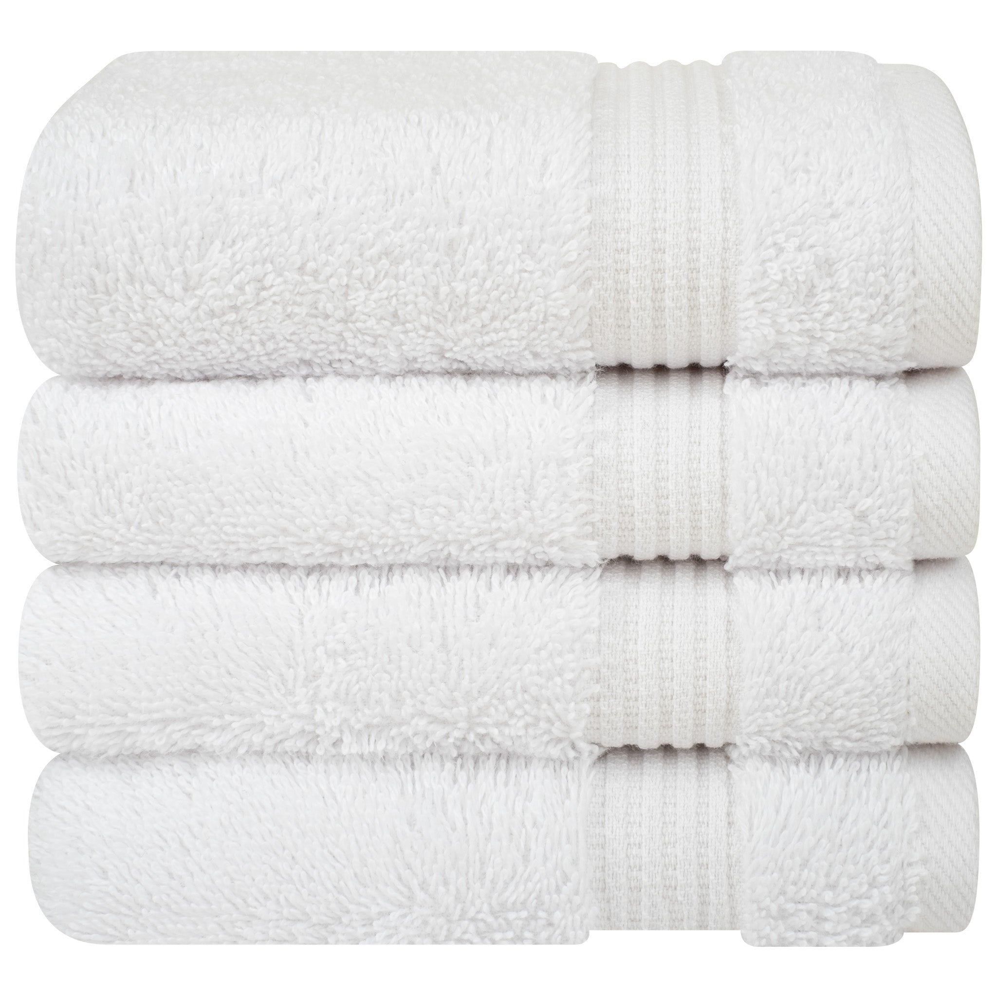 American-softlinen Bekos 100% Cotton Turkish 4-Piece Washcloth Towel Sets, Wholesale Luxury Towels