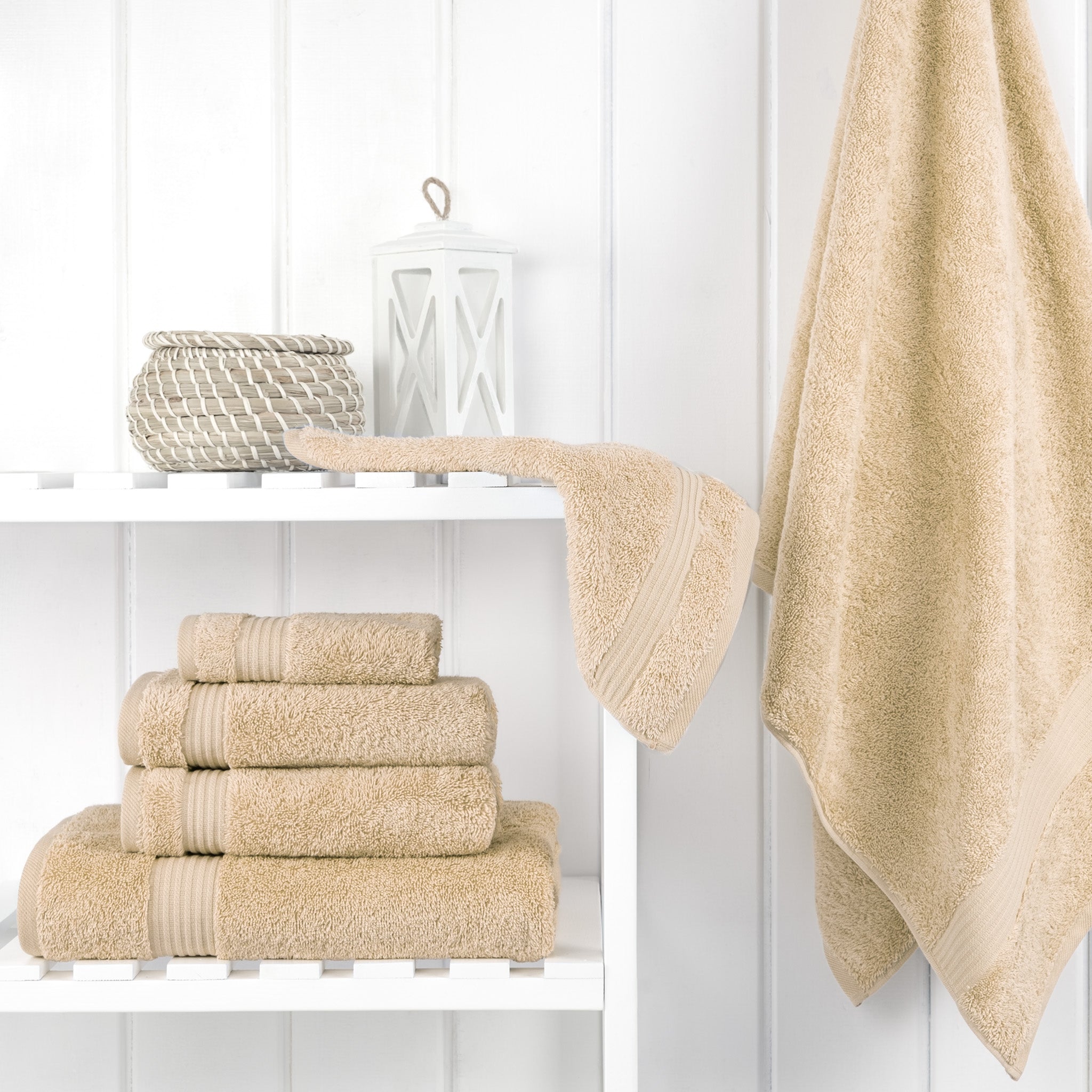American-softlinen Bekos 100% Cotton 6-Piece Turkish Bath Towel Sets, Wholesale Luxury Bath Towels