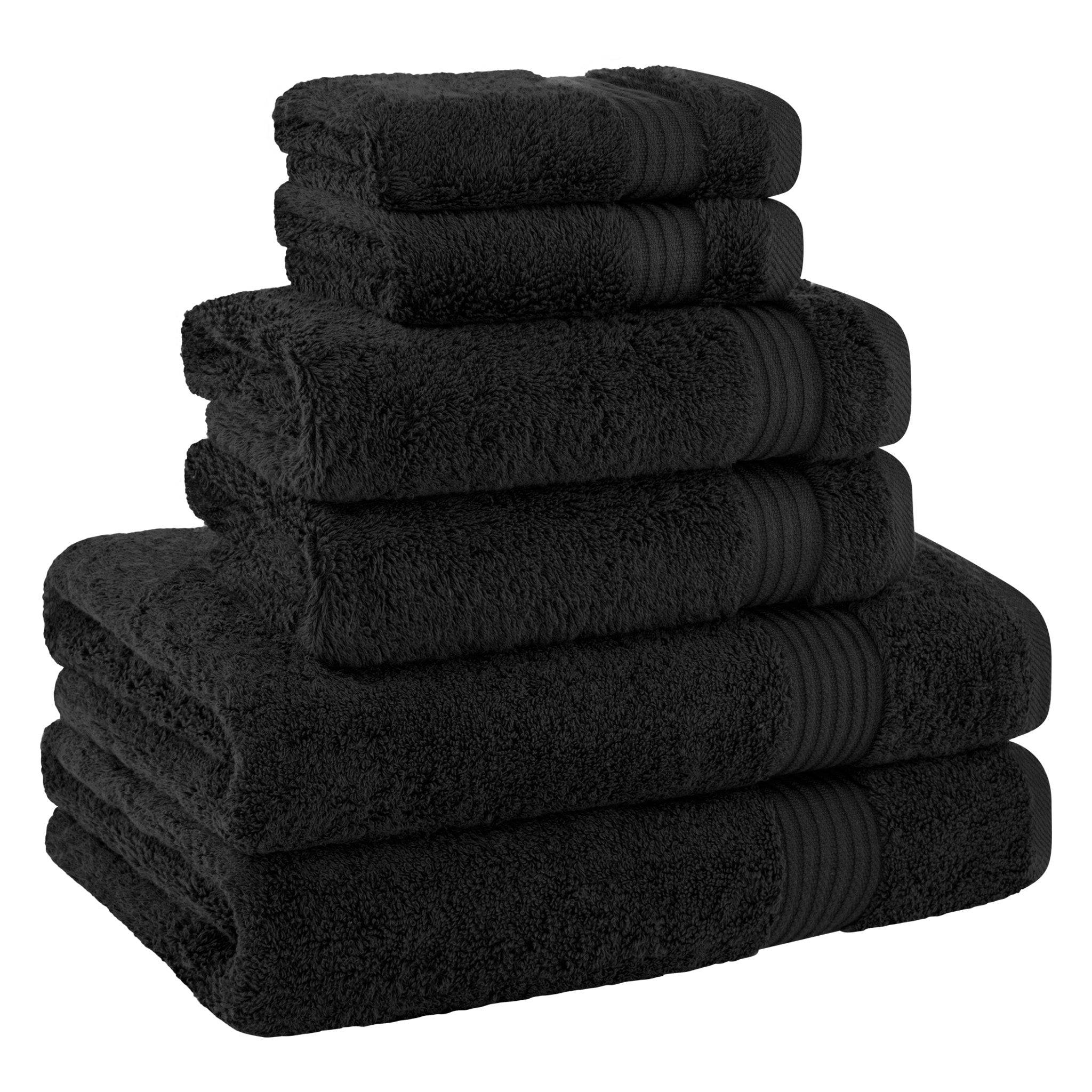 American-softlinen Bekos 100% Cotton 6-Piece Turkish Bath Towel Sets, Wholesale Luxury Bath Towels