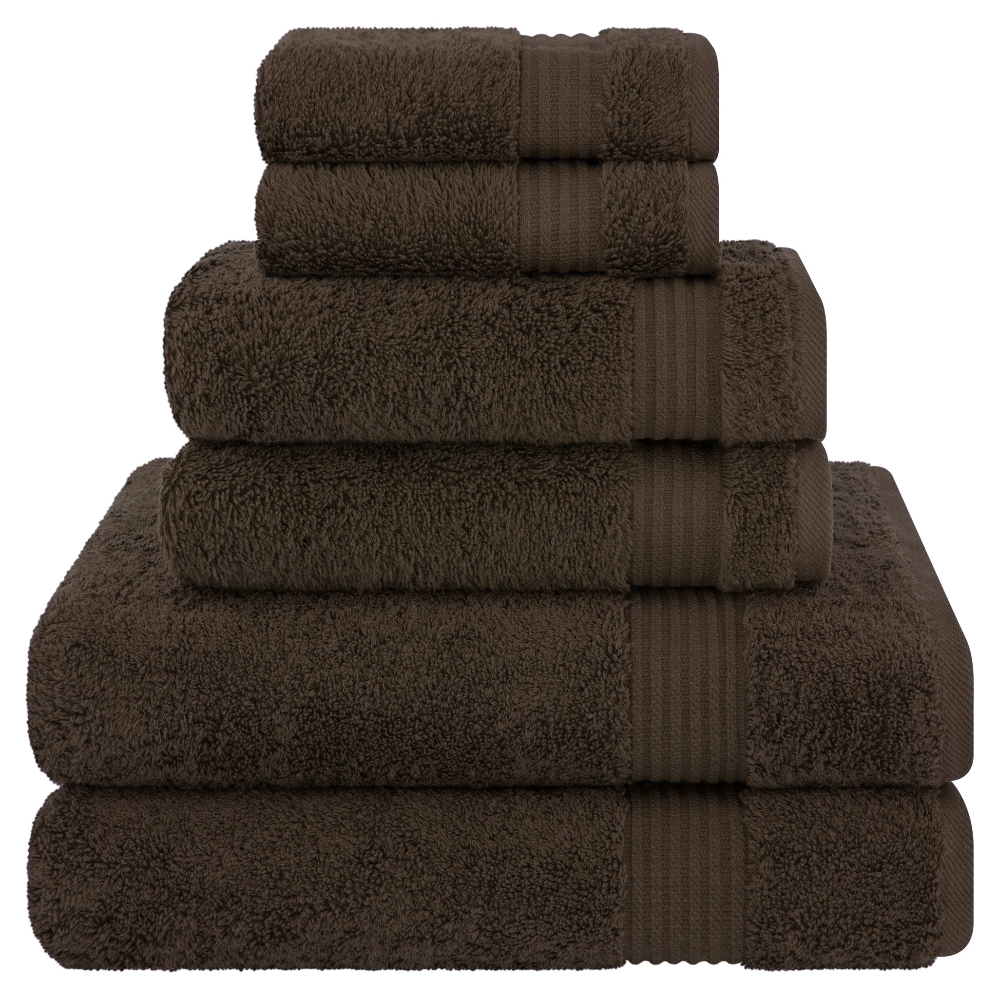 American-softlinen Bekos 100% Cotton 6-Piece Turkish Bath Towel Sets, Wholesale Luxury Bath Towels