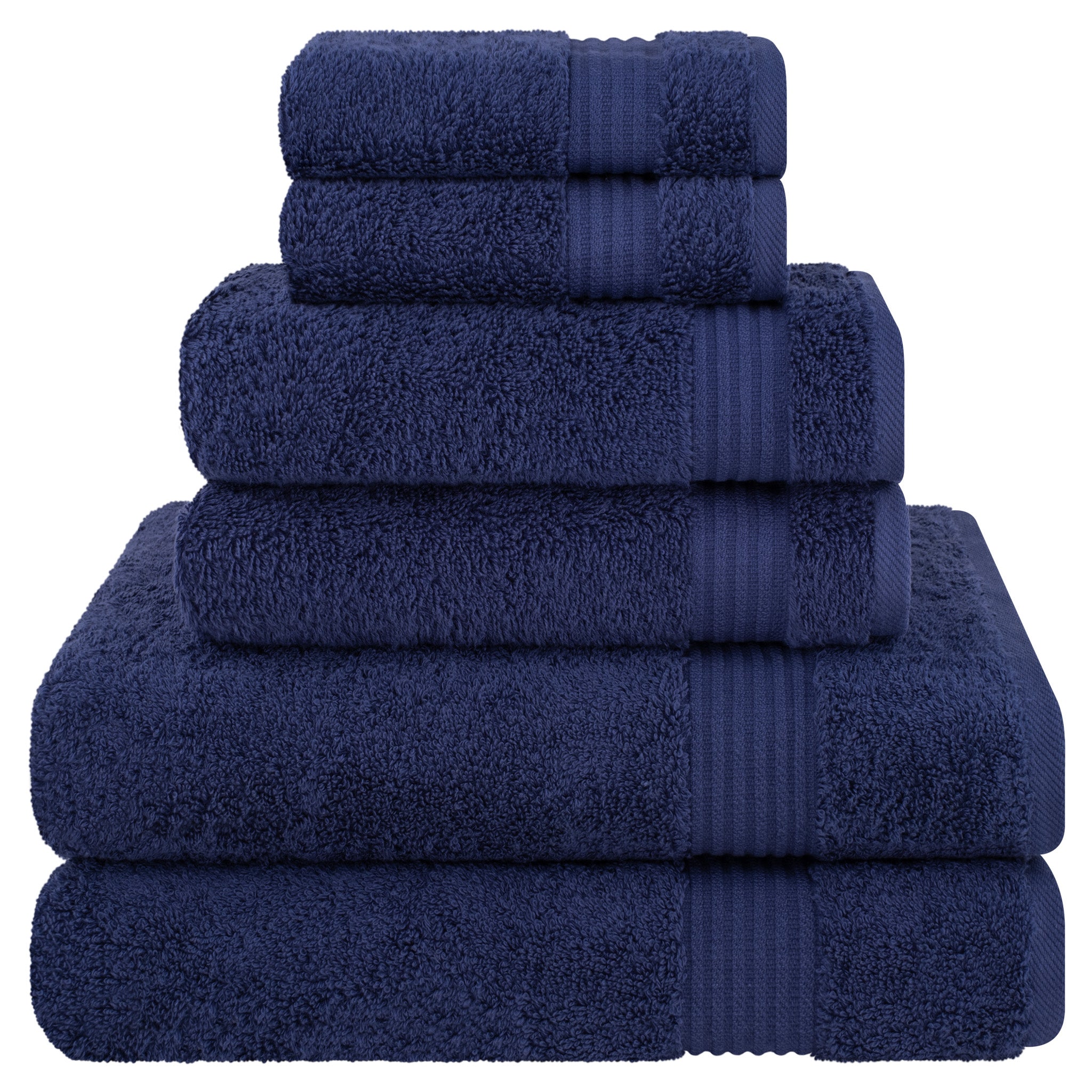 American-softlinen Bekos 100% Cotton 6-Piece Turkish Bath Towel Sets, Wholesale Luxury Bath Towels