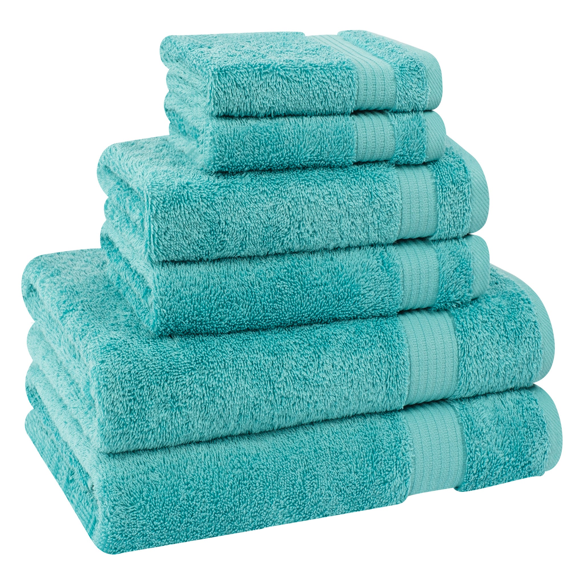 American-softlinen Bekos 100% Cotton 6-Piece Turkish Bath Towel Sets, Wholesale Luxury Bath Towels
