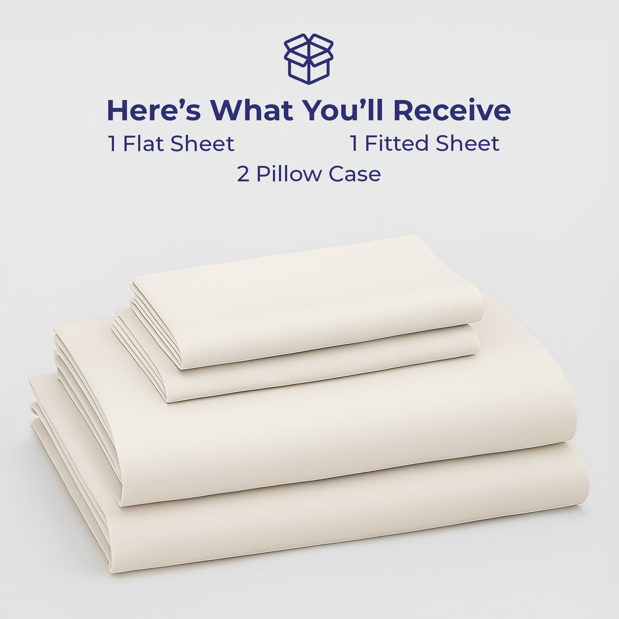 American-softlinen Luxury 100% Cotton Sateen Weave Sheets Set - Premium Bed Sheet Sets