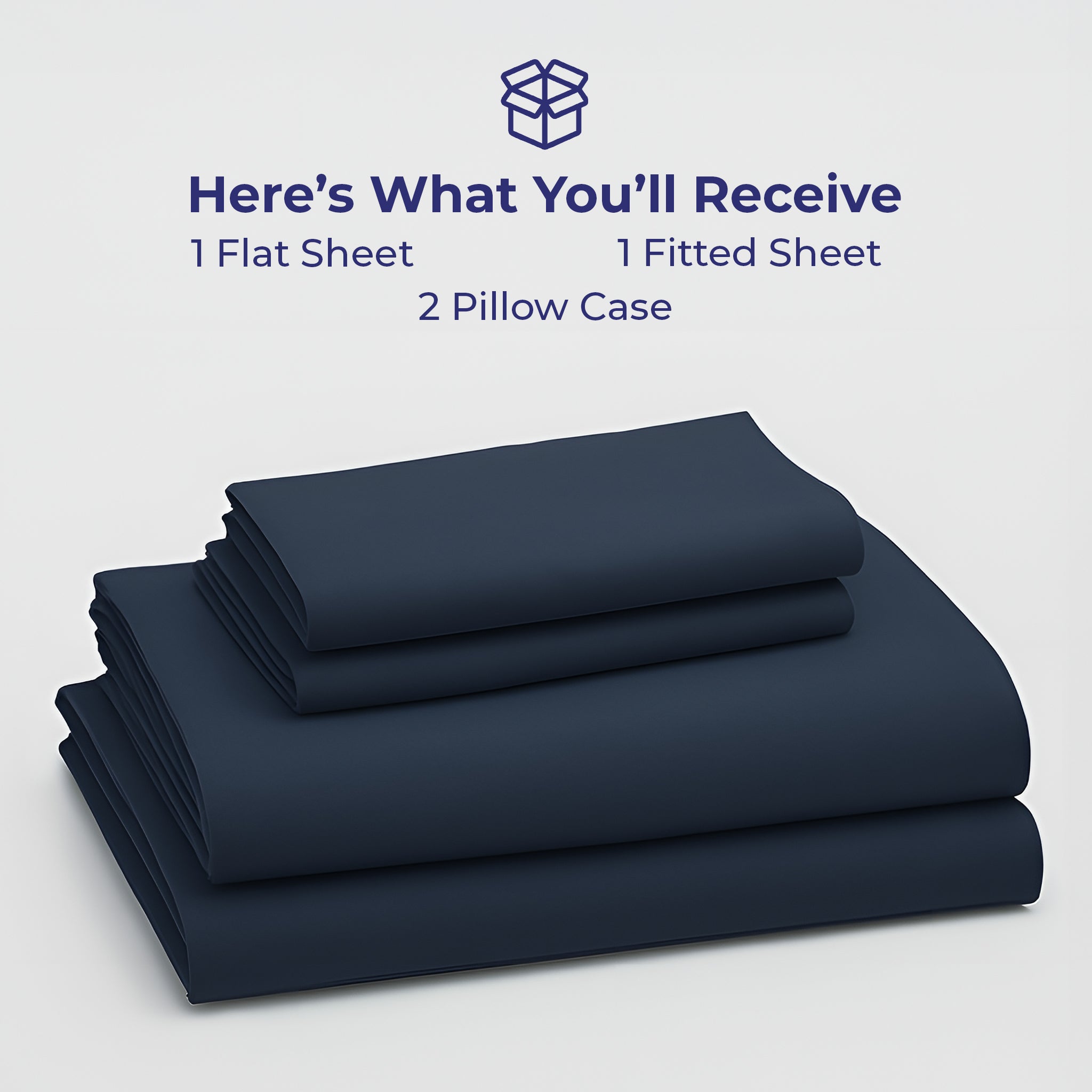 American-softlinen Luxury 100% Cotton Sateen Weave Sheets Set - Premium Bed Sheet Sets