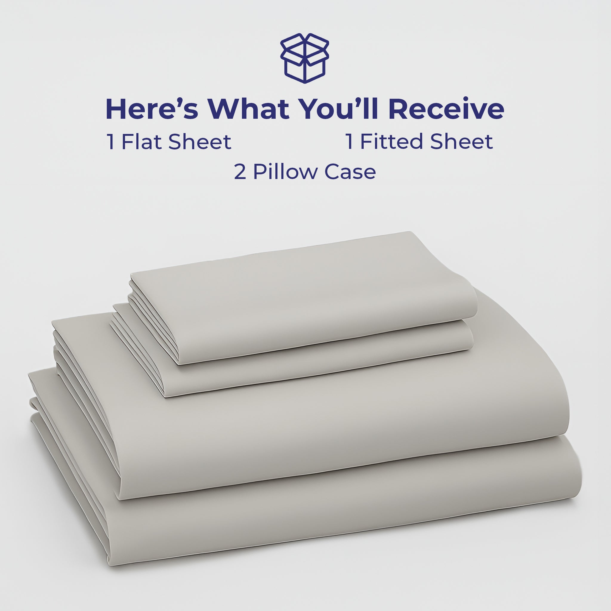 American-softlinen Luxury 100% Cotton Sateen Weave Sheets Set - Premium Bed Sheet Sets