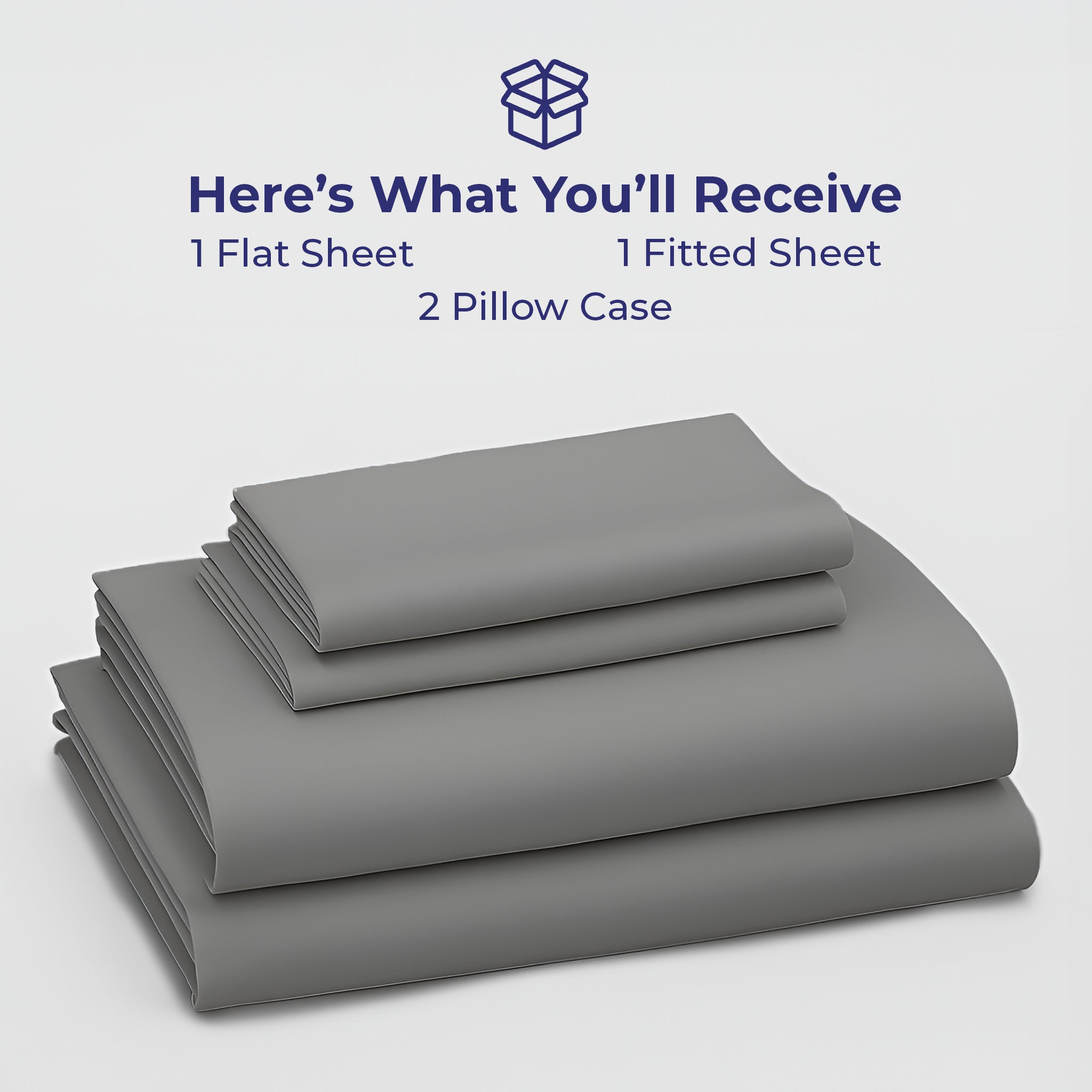 American-softlinen Luxury 100% Cotton Sateen Weave Sheets Set - Premium Bed Sheet Sets
