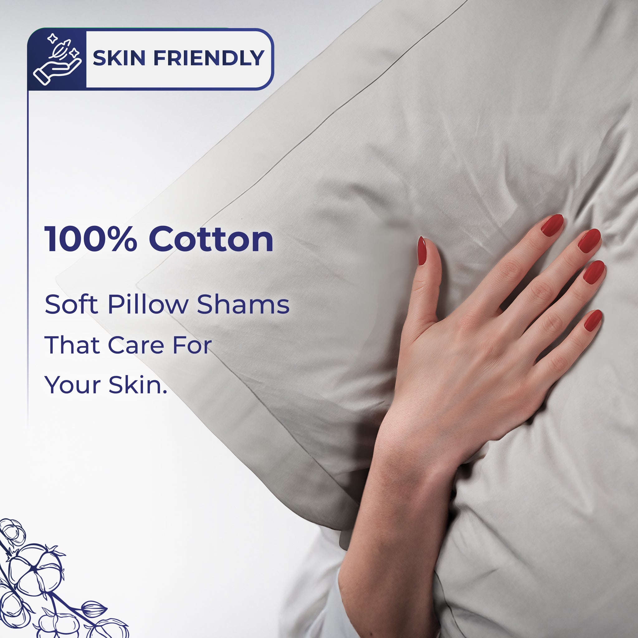 American-softlinen Luxury 100% Cotton Sateen Weave Duvet Cover Set, 1 Duvet Cover and 2 Pillow Shams, Machine Washable 3 Piece Bedding Sets