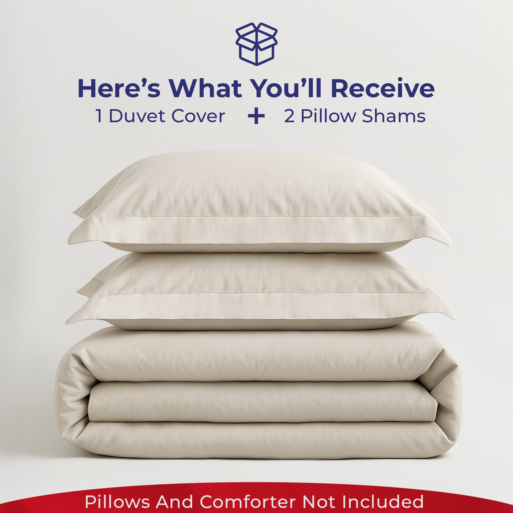 American-softlinen Luxury 100% Cotton Sateen Weave Duvet Cover Set, 1 Duvet Cover and 2 Pillow Shams, Machine Washable 3 Piece Bedding Sets
