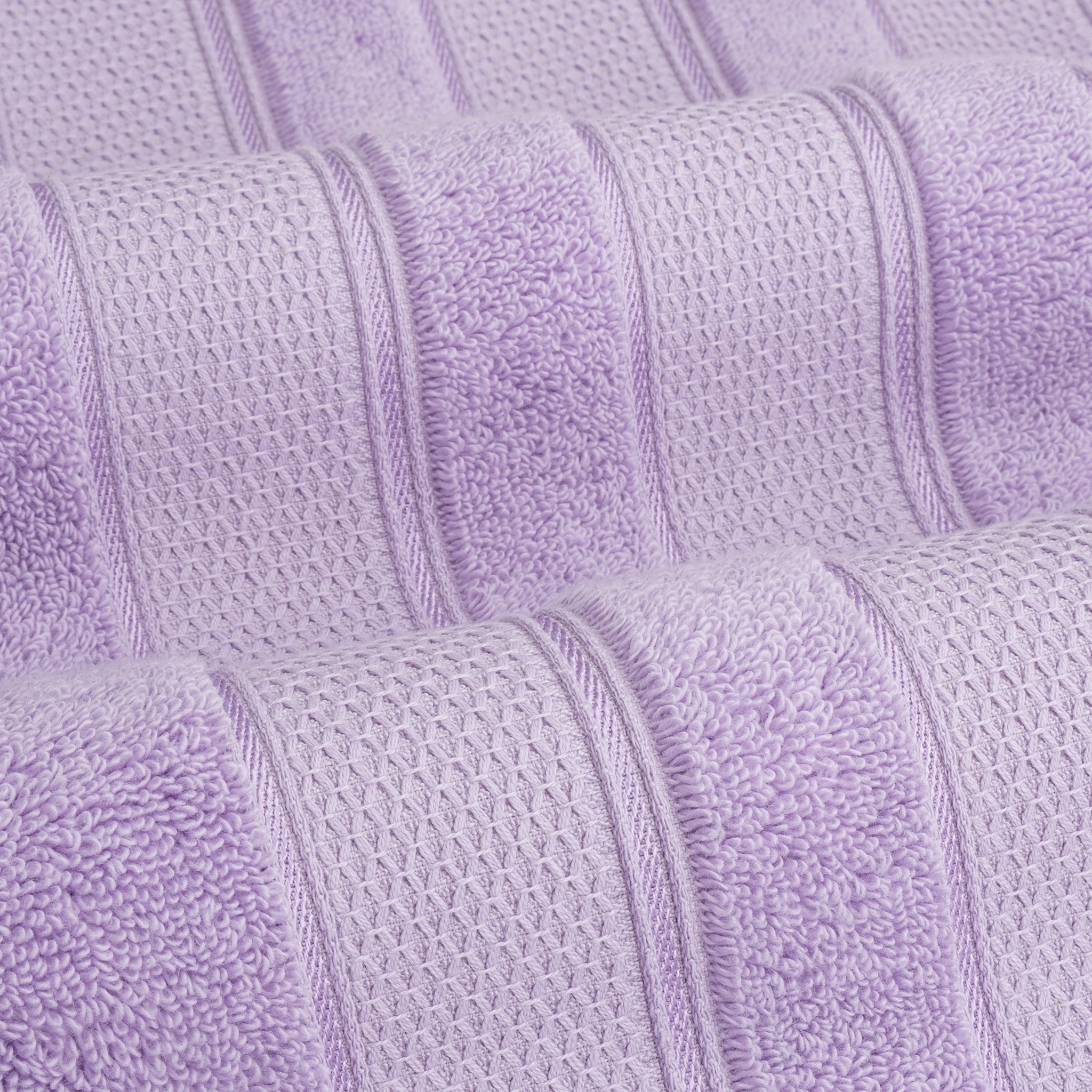 American-softlinen Salem 4-Pack Hand Towel Sets, 100% Cotton Luxury Turkish Towels, Super Soft, Absorbent, Premium Wholesale Hand Towels - Lilac 3