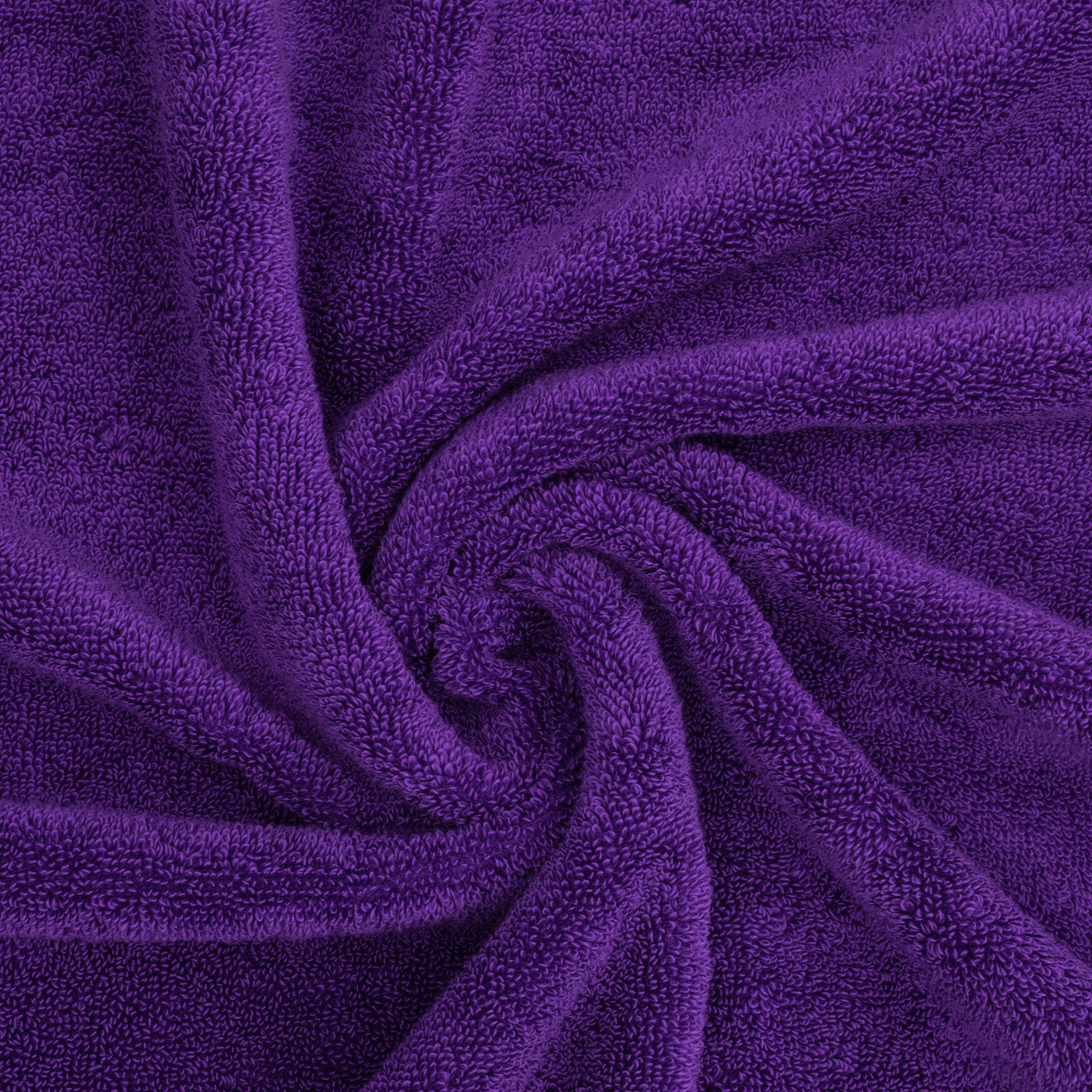 American-softlinen Salem 4-Pack Hand Towel Sets, 100% Cotton Luxury Turkish Towels, Super Soft, Absorbent, Premium Wholesale Hand Towels - Purple 7