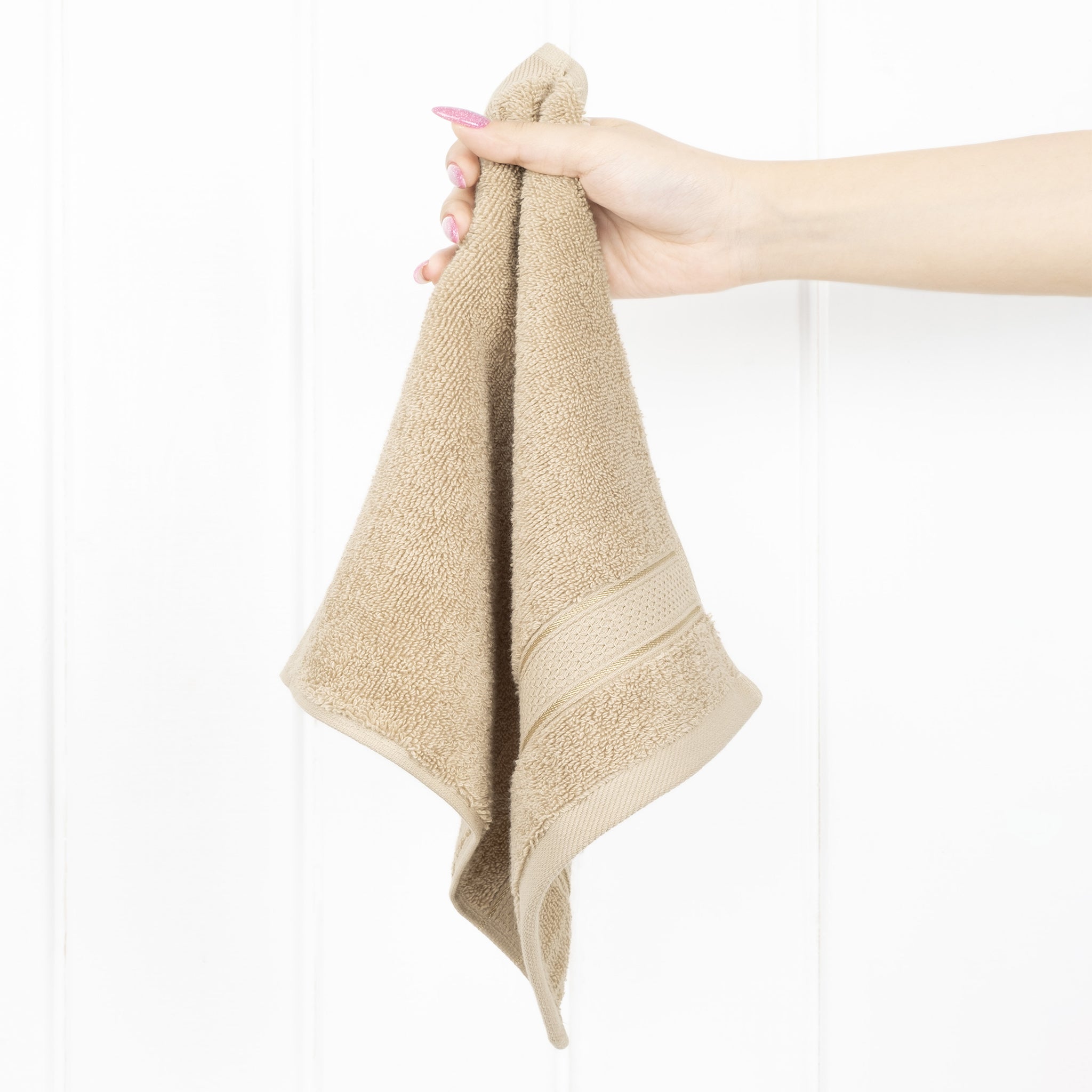 American-softlinen 100% Cotton, Salem 4 Piece Washcloth Set for Bathroom and Kitchen