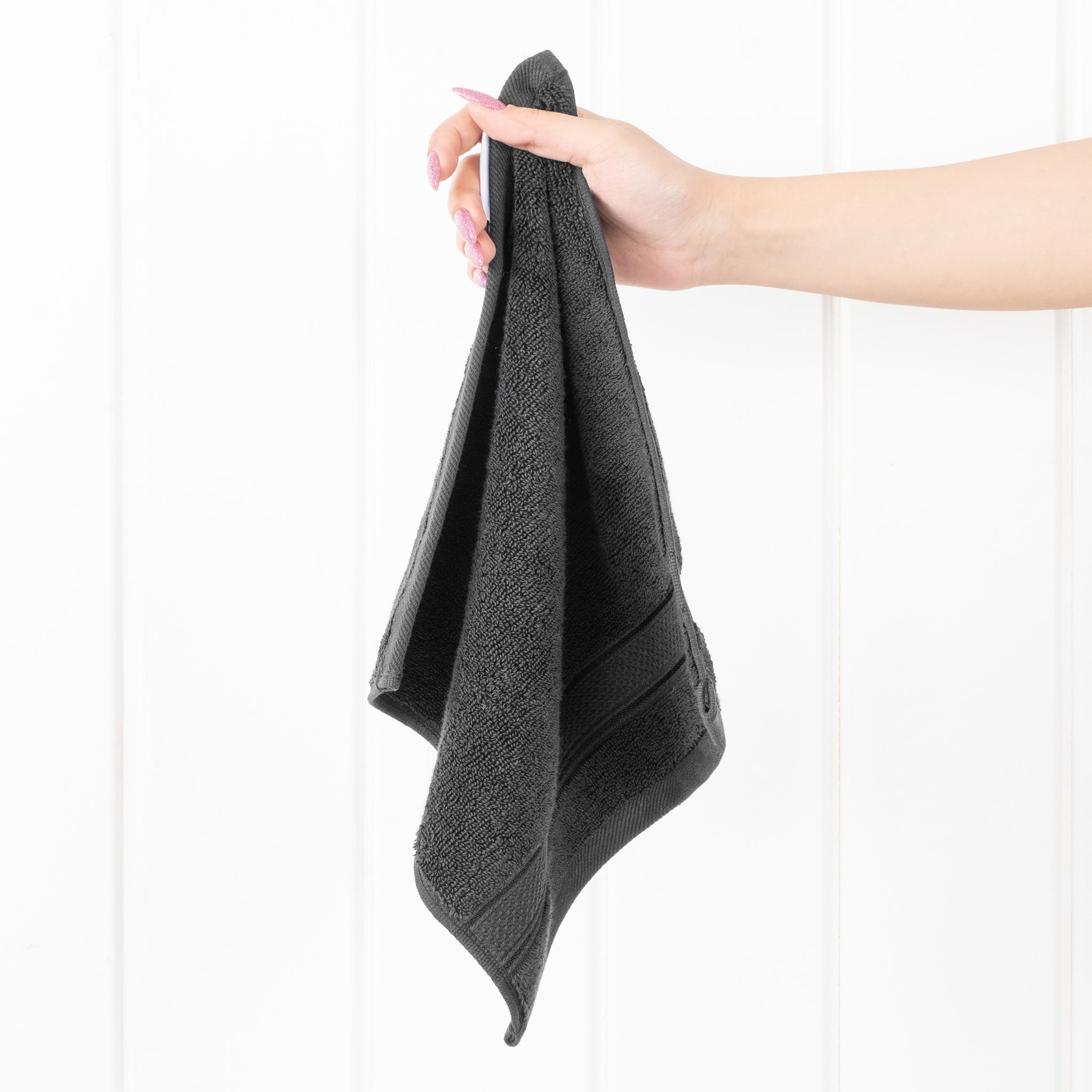 American-softlinen 100% Cotton, Salem 4 Piece Washcloth Set for Bathroom and Kitchen