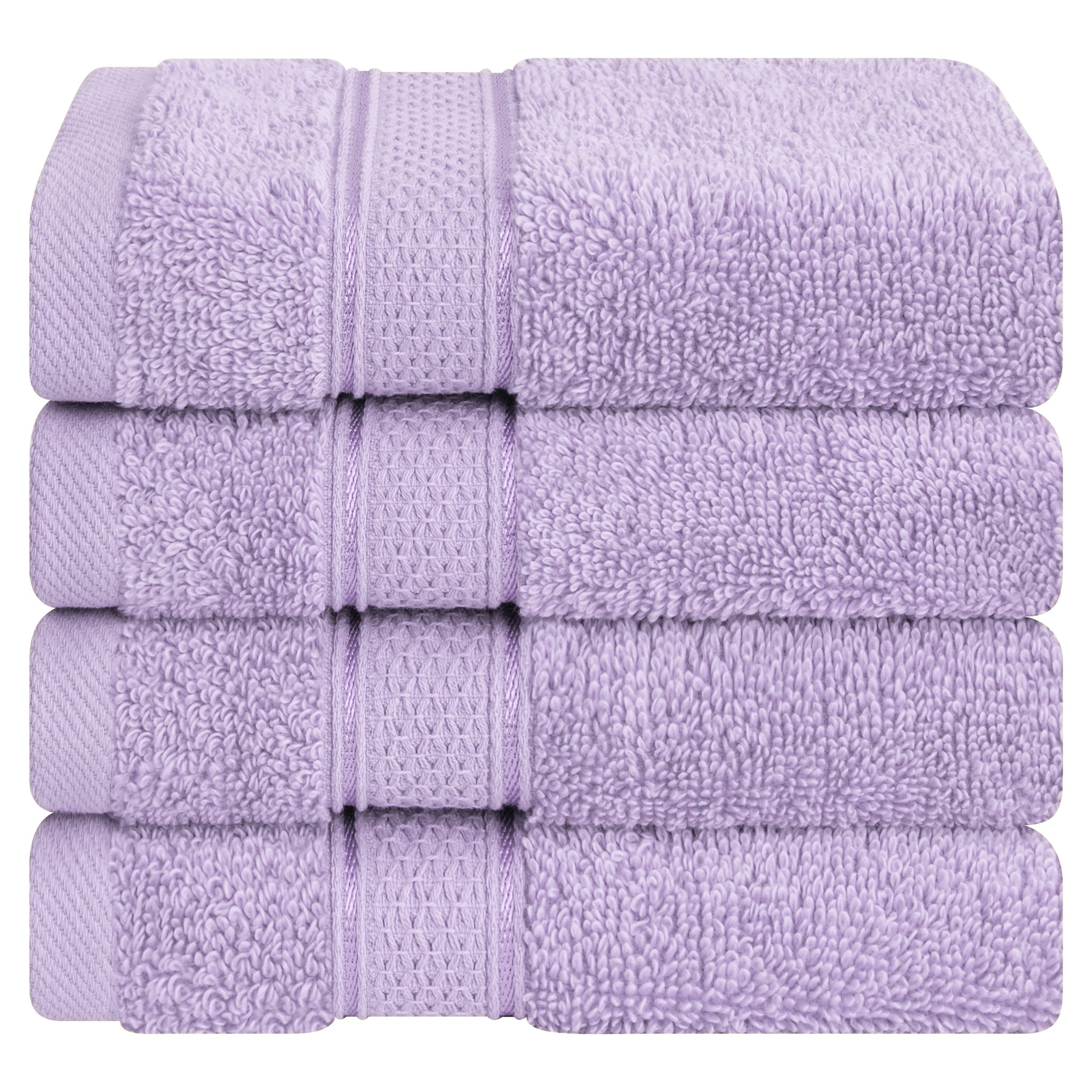 American-softlinen 100% Cotton, Salem 4 Piece Washcloth Set for Bathroom and Kitchen