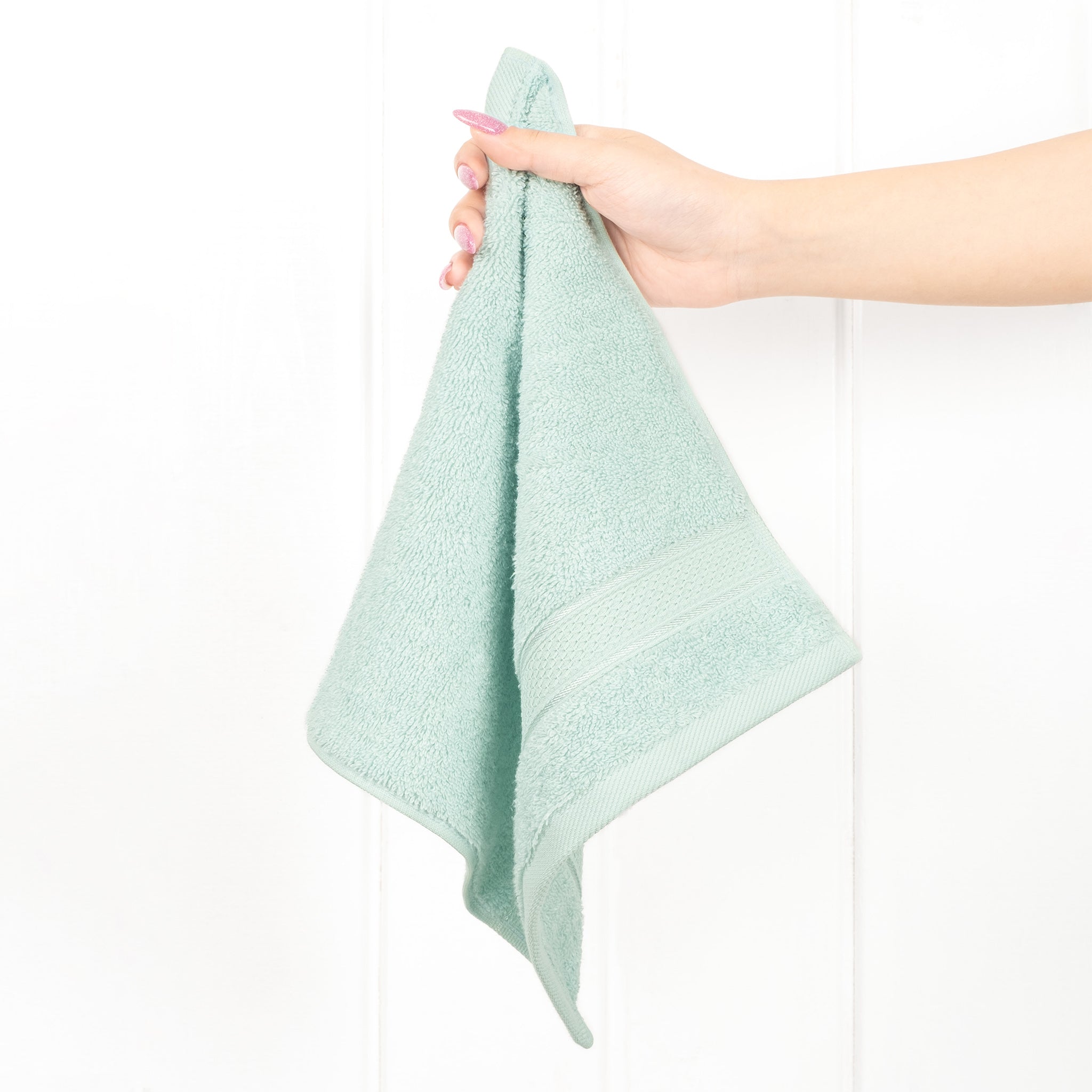 American-softlinen 100% Cotton, Salem 4 Piece Washcloth Set for Bathroom and Kitchen
