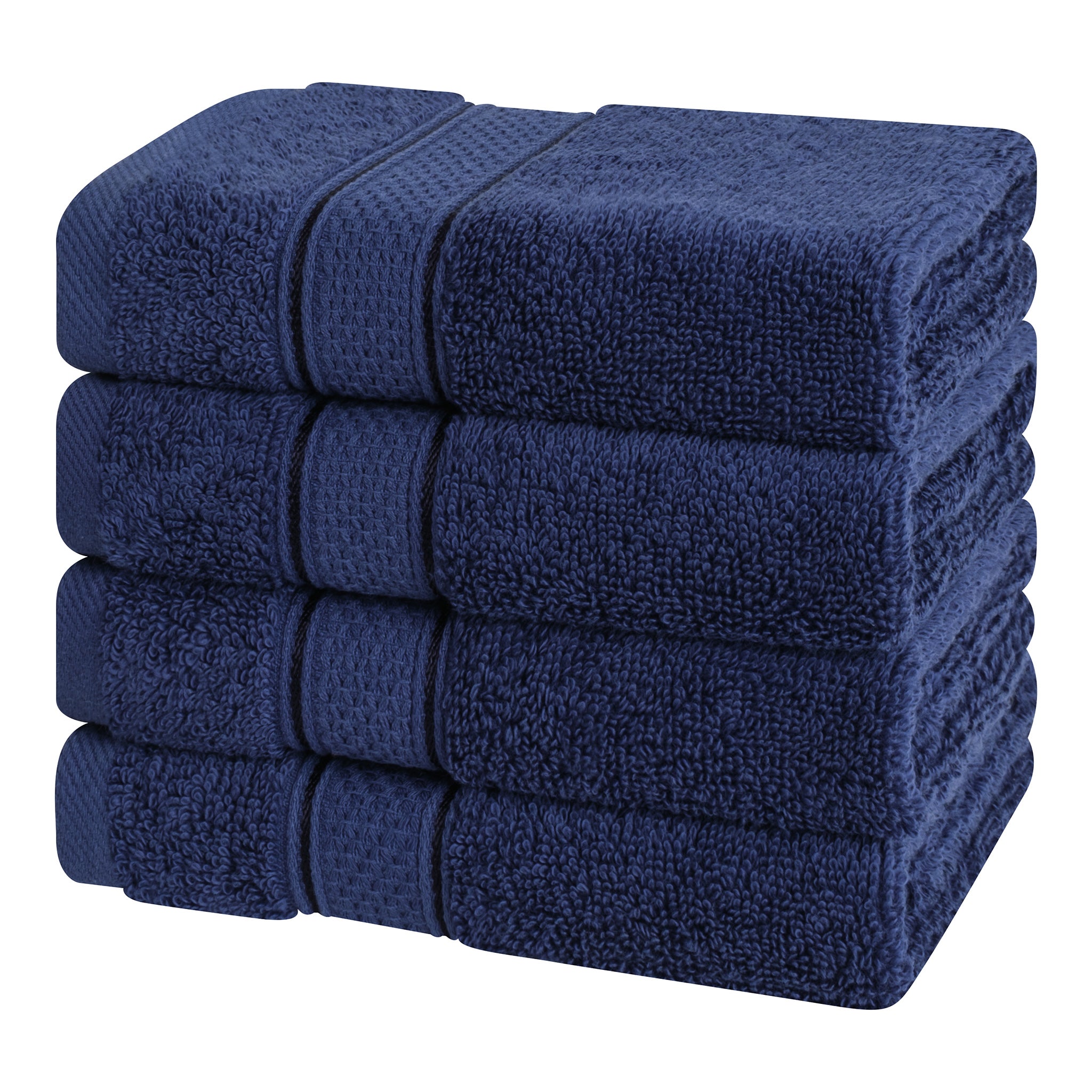 American-softlinen 100% Cotton, Salem 4 Piece Washcloth Set for Bathroom and Kitchen
