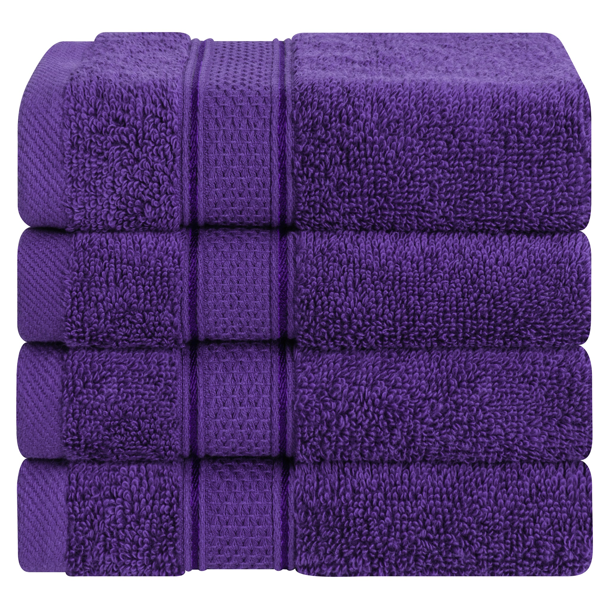 American-softlinen 100% Cotton, Salem 4 Piece Washcloth Set for Bathroom and Kitchen