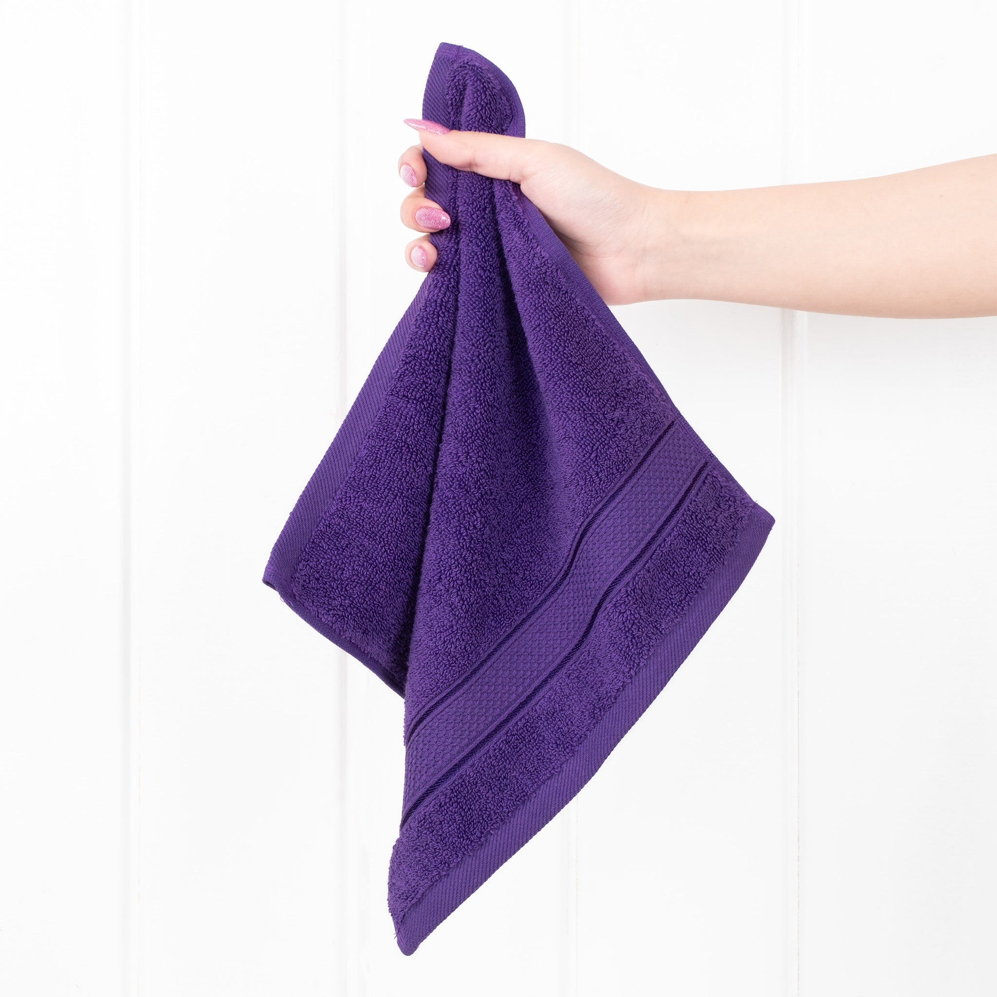 American-softlinen 100% Cotton, Salem 4 Piece Washcloth Set for Bathroom and Kitchen