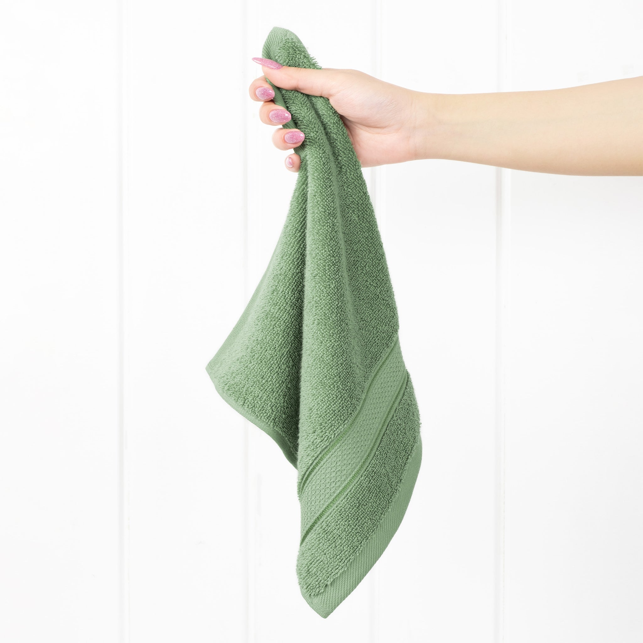 American-softlinen 100% Cotton, Salem 4 Piece Washcloth Set for Bathroom and Kitchen