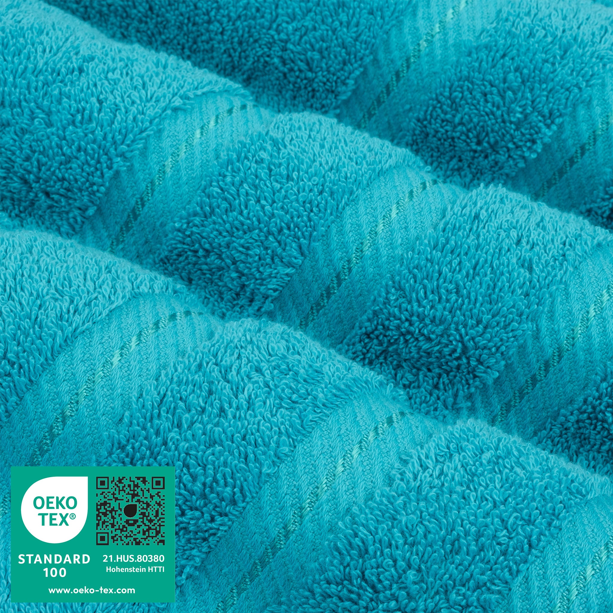 American-softlinen 3 Piece Luxury Hotel Towel Set 20 set case pack aqua-3