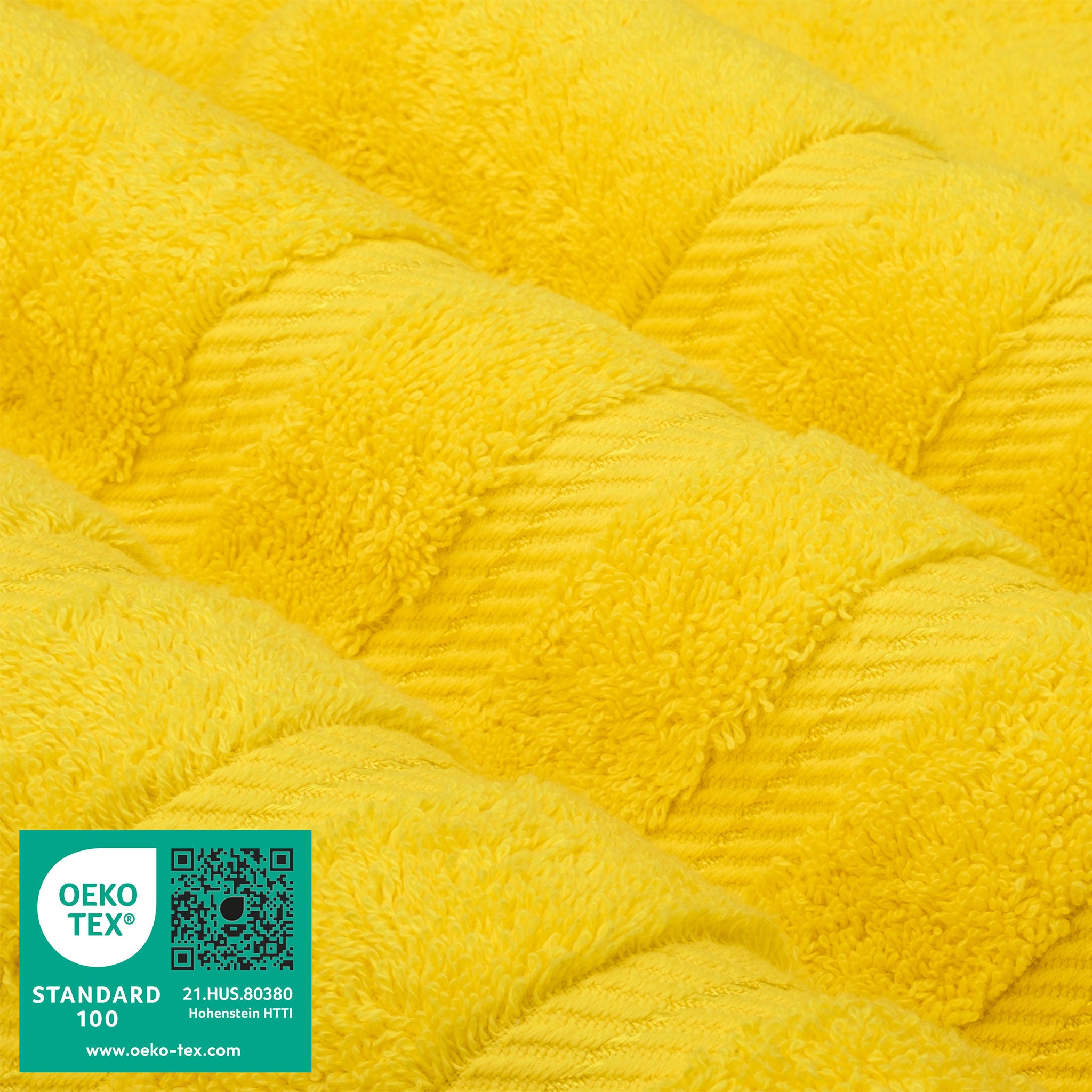 American-softlinen 3 Piece Luxury Hotel Towel Set 20 set case pack yellow-3