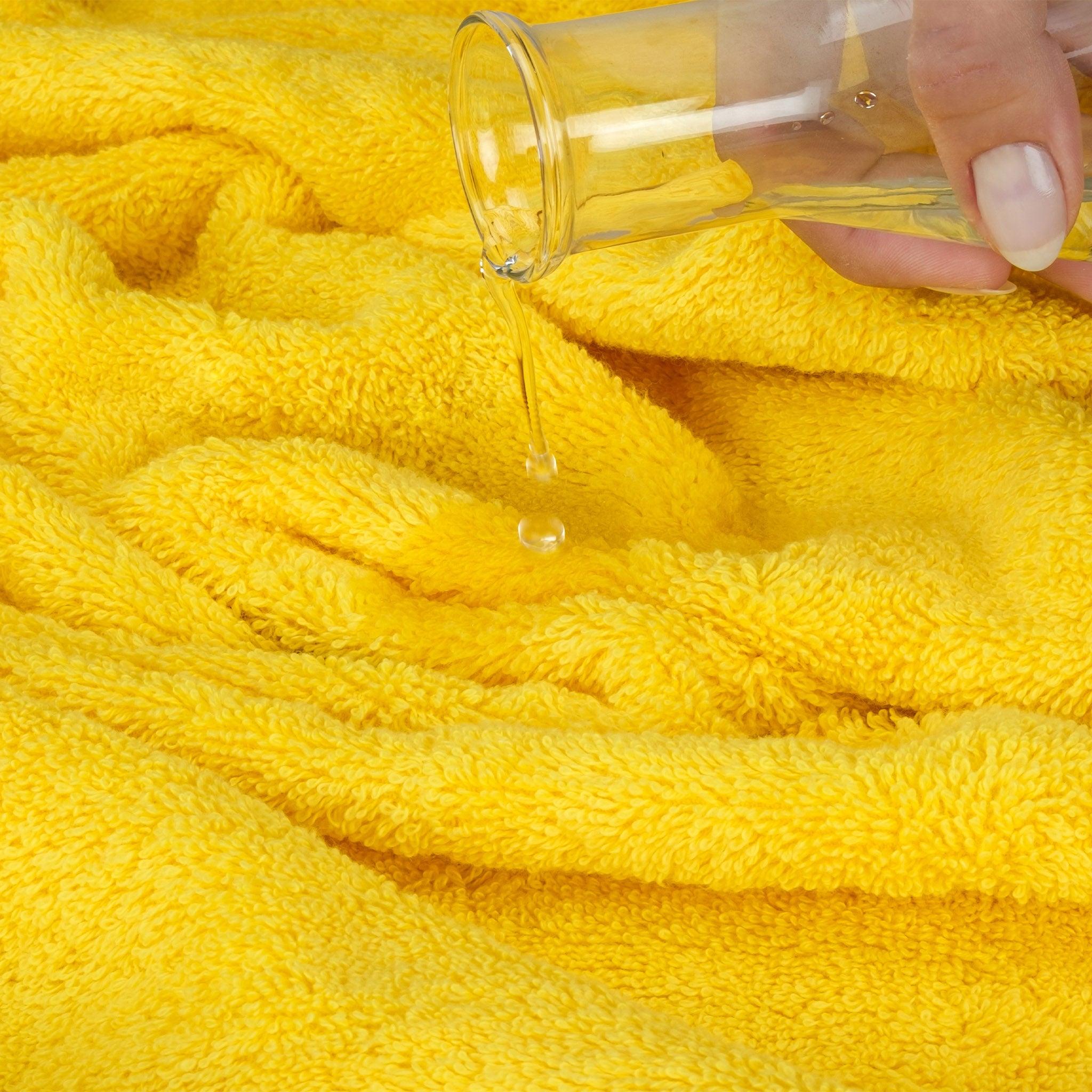 American-softlinen 3 Piece Luxury Hotel Towel Set 20 set case pack yellow-6