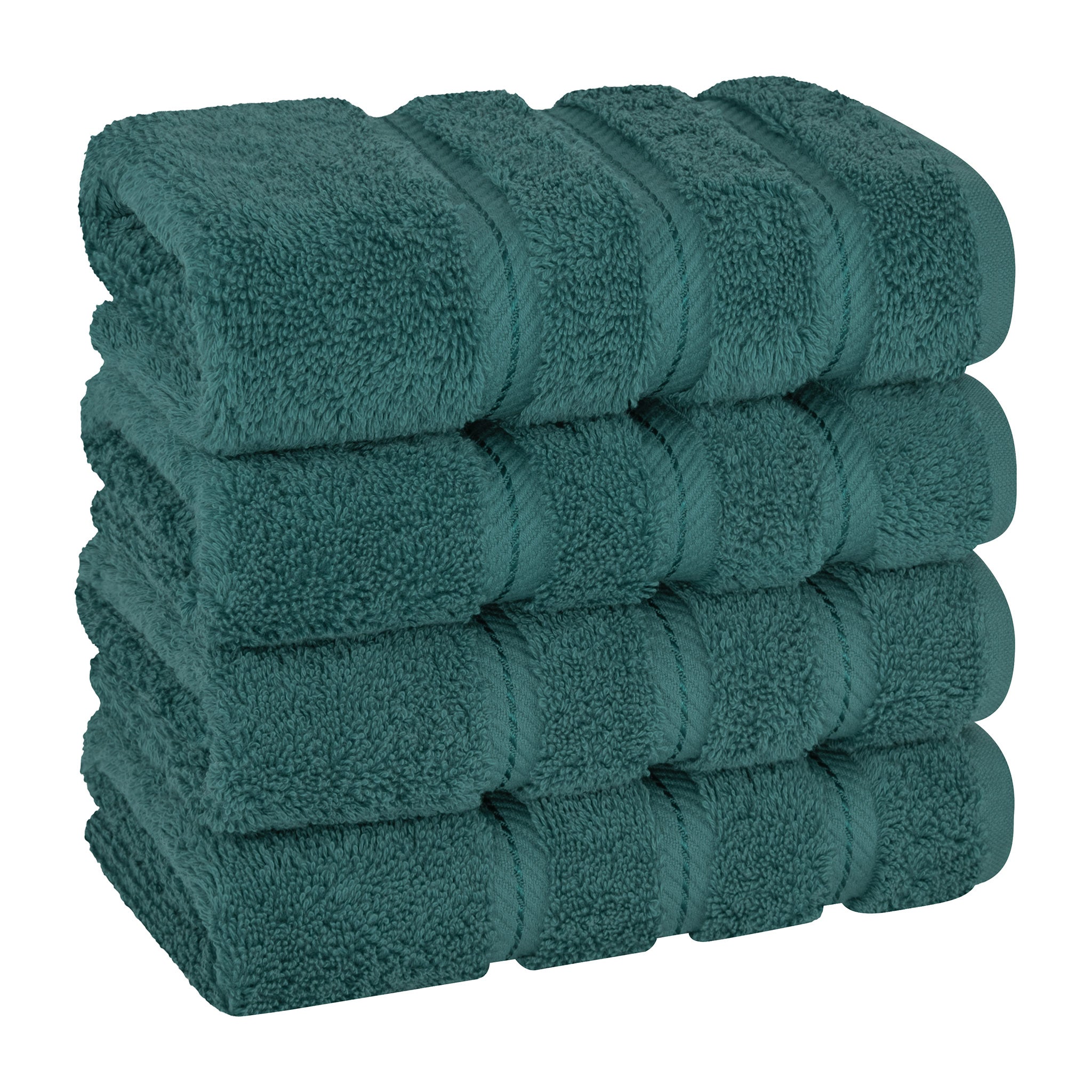 American-softlinen 100% Turkish Cotton 4 Pack Hand Towel Set  colonial-blue-1