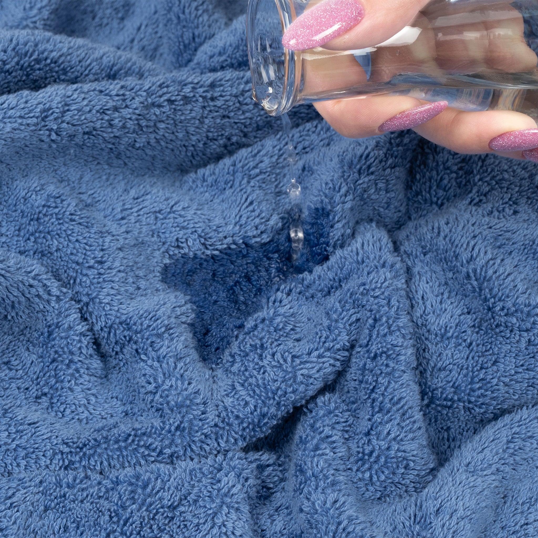 American-softlinen 100% Turkish Cotton 4 Pack Bath Towel Set Wholesale electric-blue-6