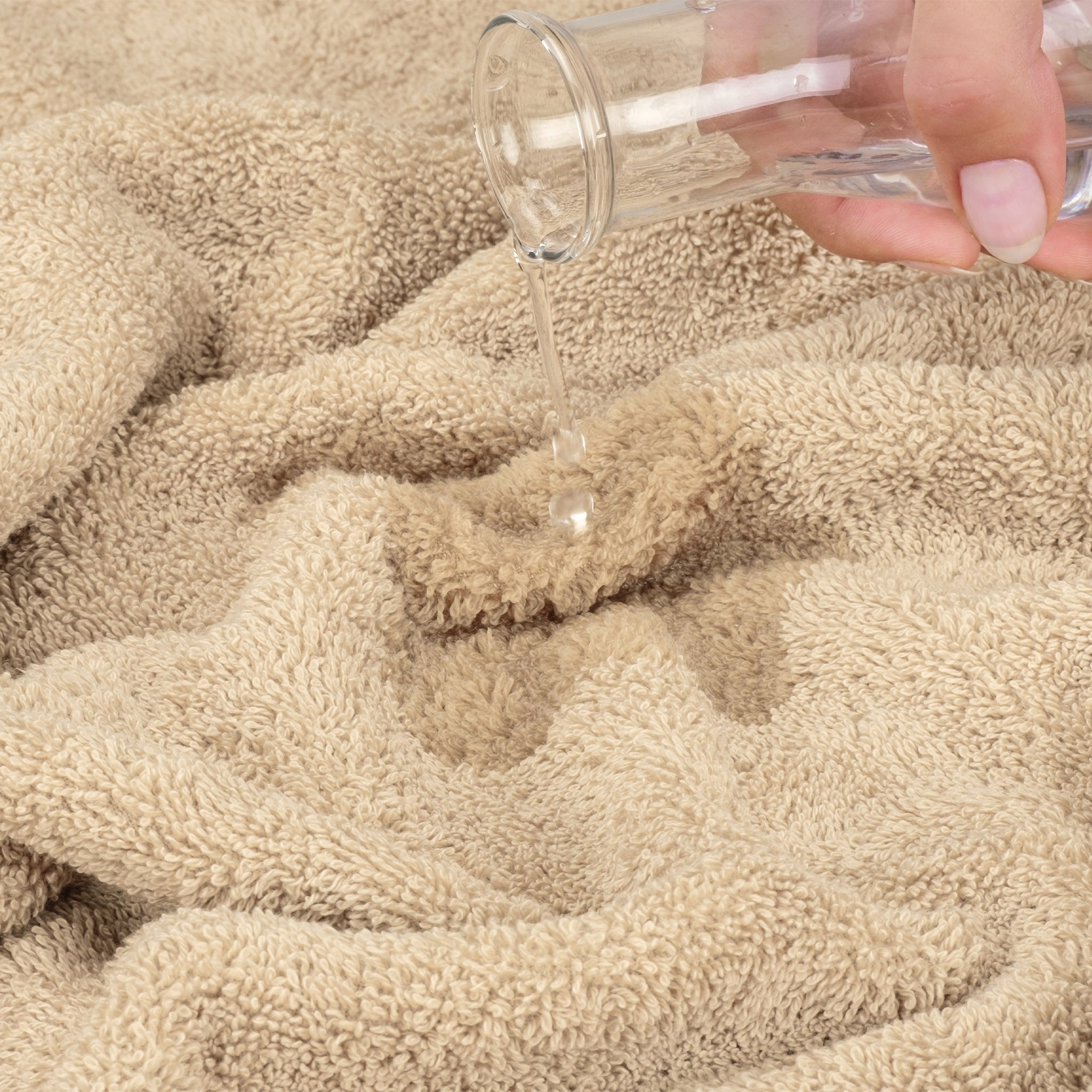 American-softlinen 100% Turkish Cotton 4 Pack Bath Towel Set Wholesale sand-taupe-6