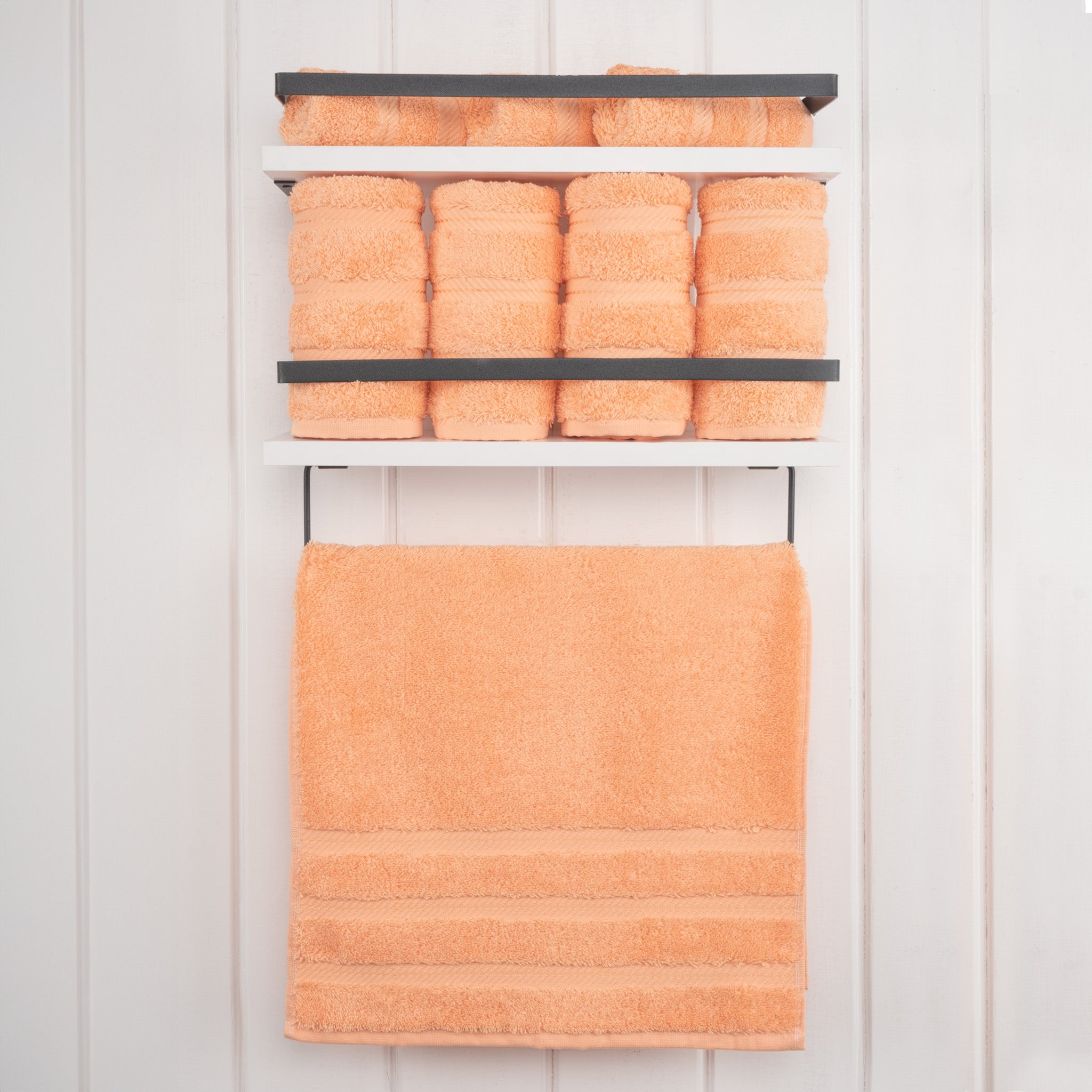 American-softlinen 100% Turkish Cotton 4 Pack Hand Towel Set Wholesale malibu-peach-2
