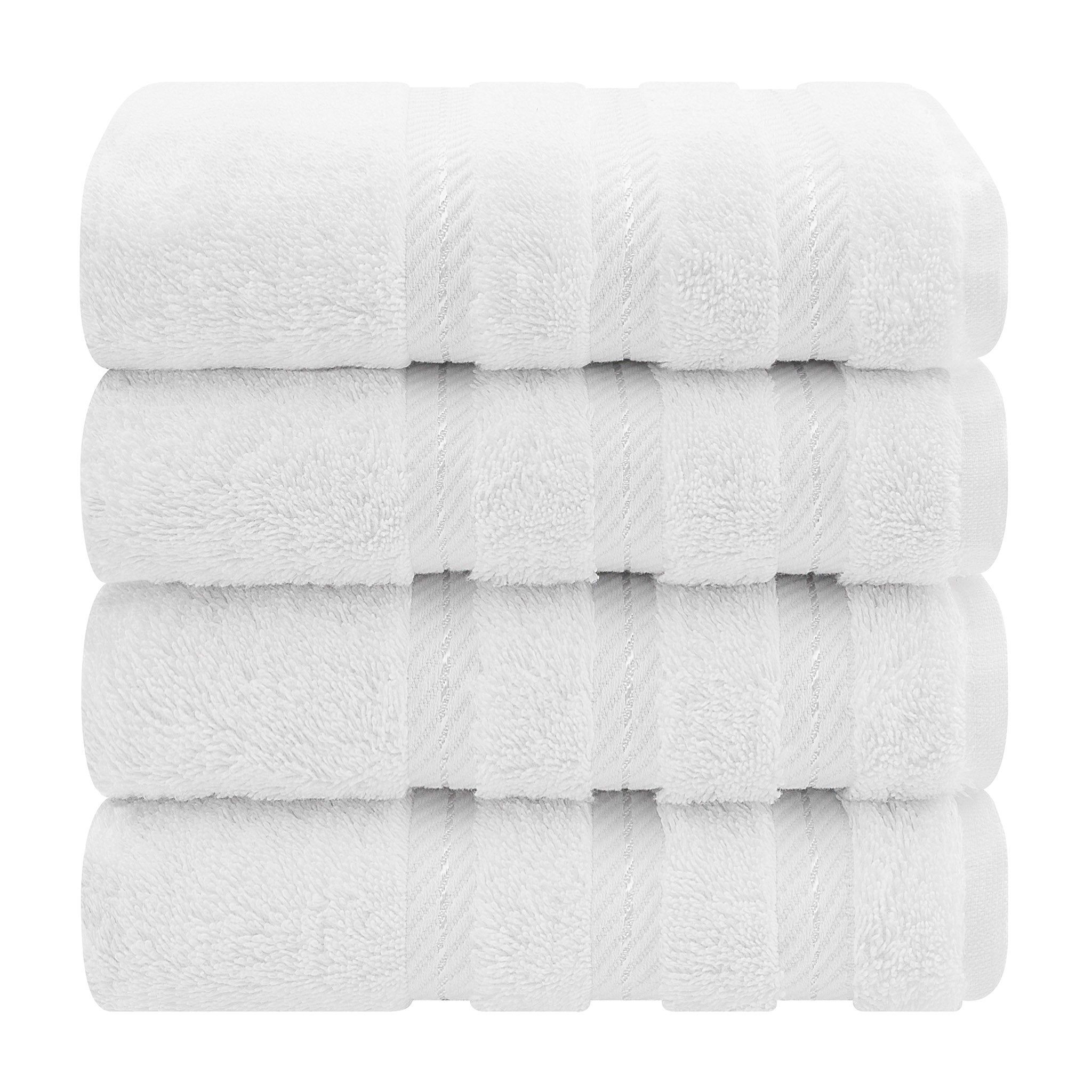 American-softlinen 100% Turkish Cotton 4 Pack Hand Towel Set Wholesale white-7