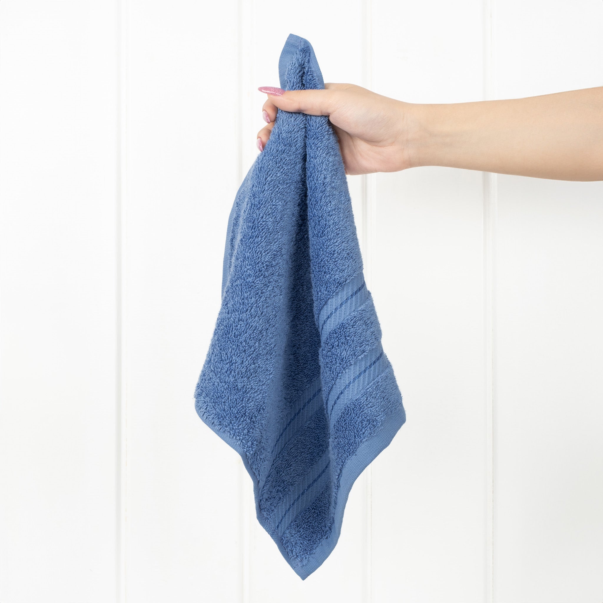  American-softlinen 100% Turkish Cotton 4 Piece Washcloth Set - Wholesale - electric-blue-2