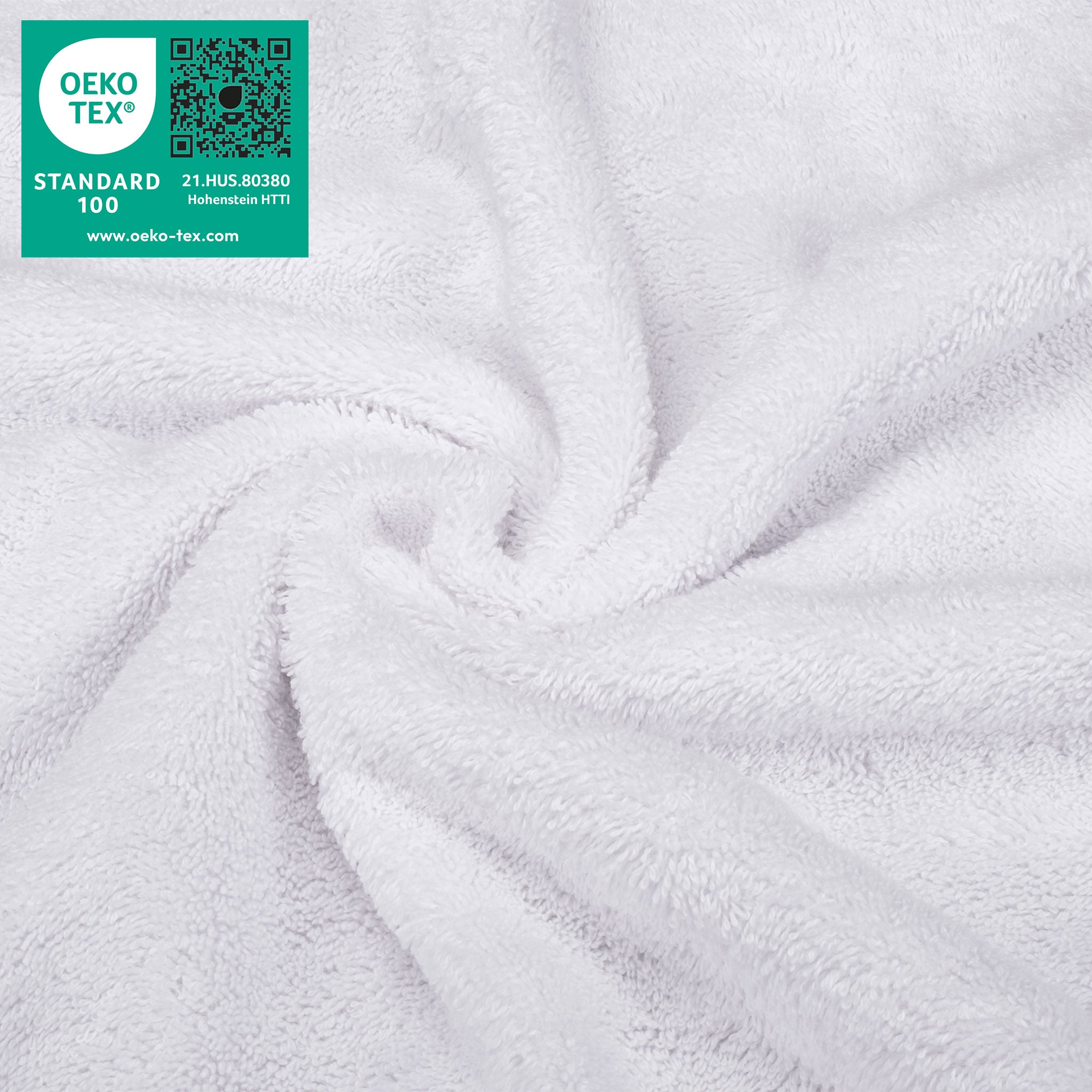  American-softlinen 100% Turkish Cotton 4 Piece Washcloth Set - Wholesale - white-3
