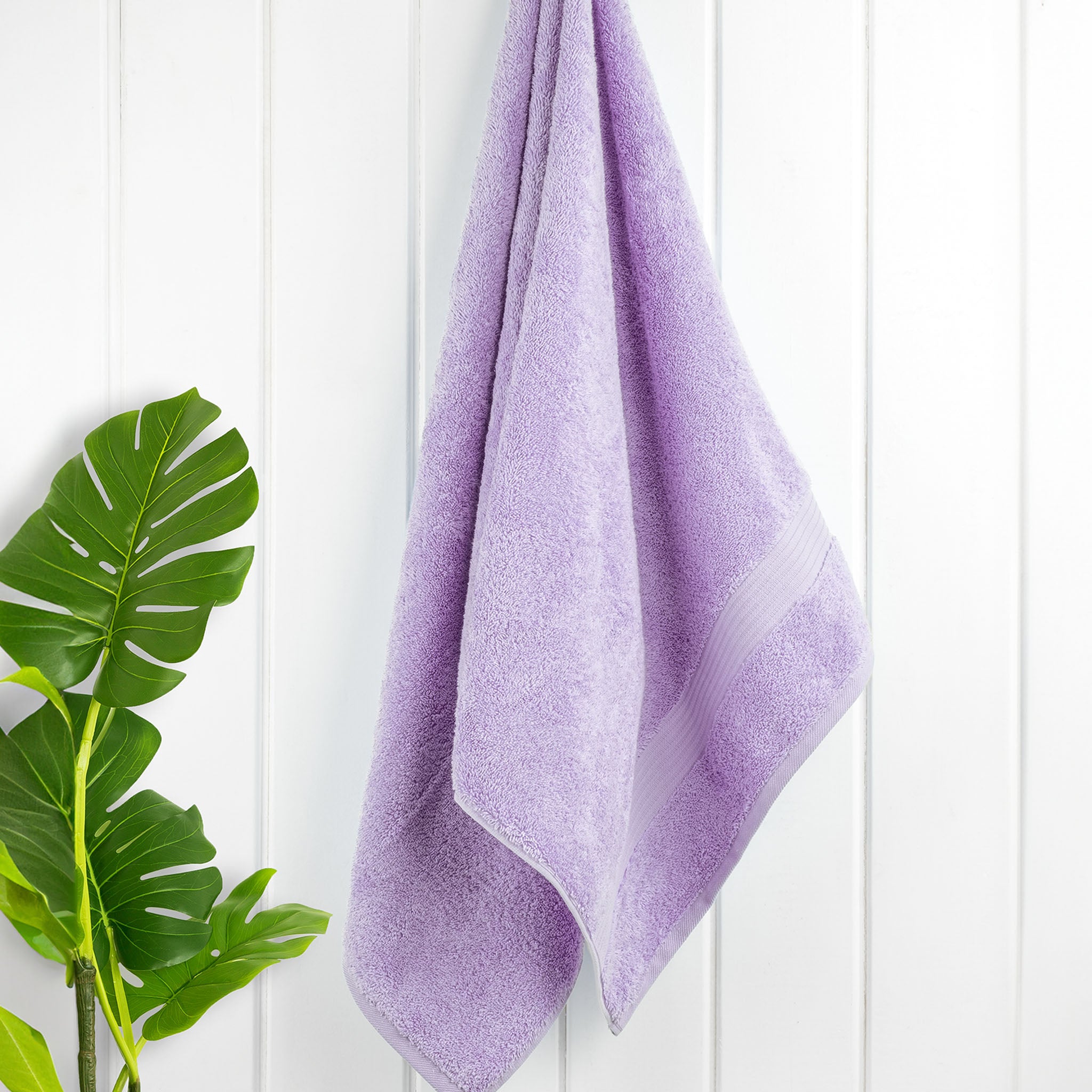 American-softlinen Bekos 100% Cotton Turkish Towels, 4 Piece Bath Towel Set -lilac-02