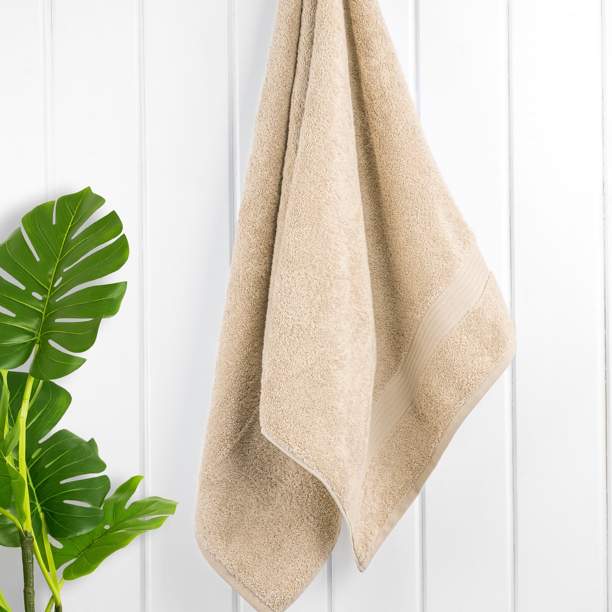 American-softlinen Bekos 100% Cotton Turkish Towels, 4 Piece Bath Towel Set -sand-taupe-02