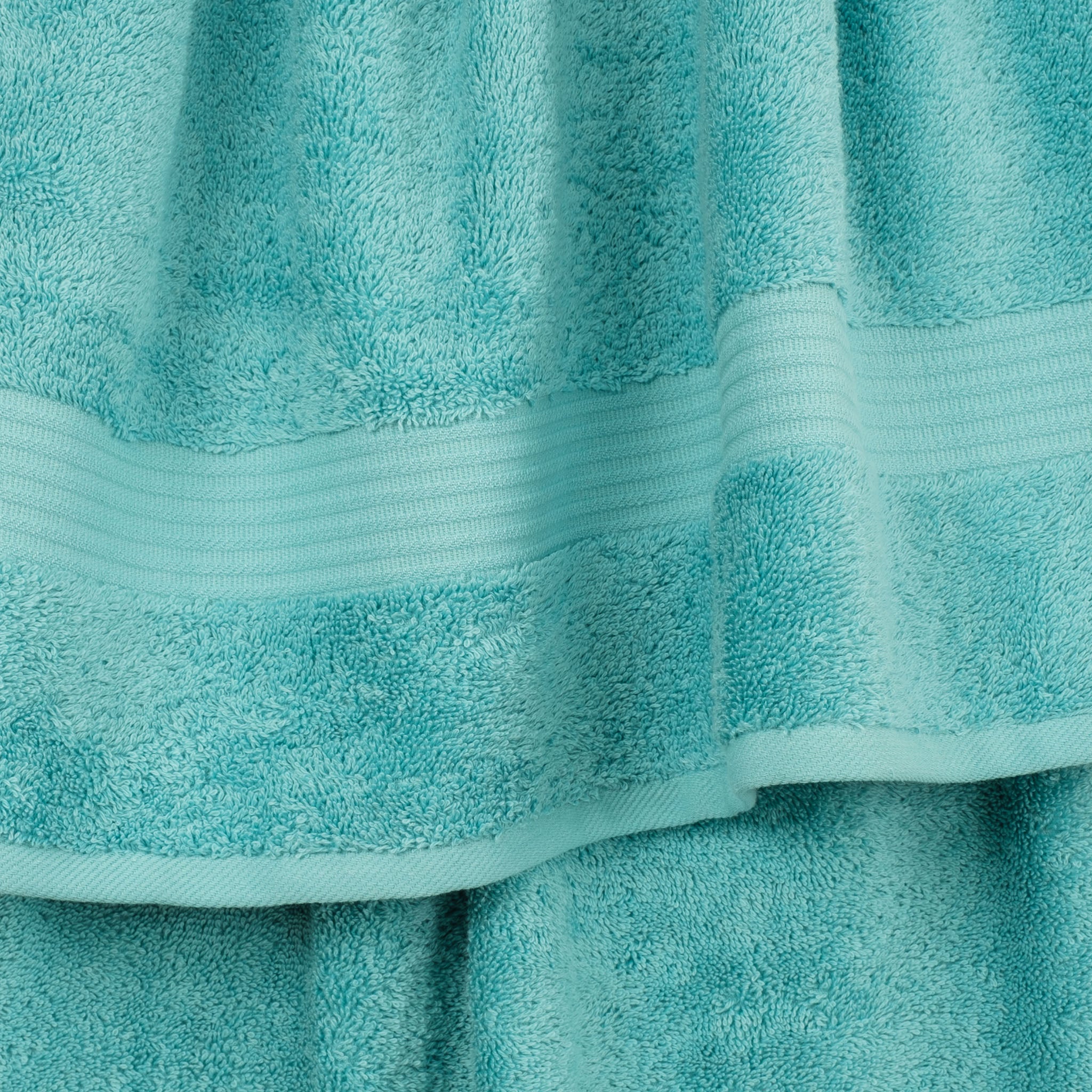 American-softlinen Bekos 100% Cotton Turkish Towels, 4 Piece Bath Towel Set -turquoise-blue-03