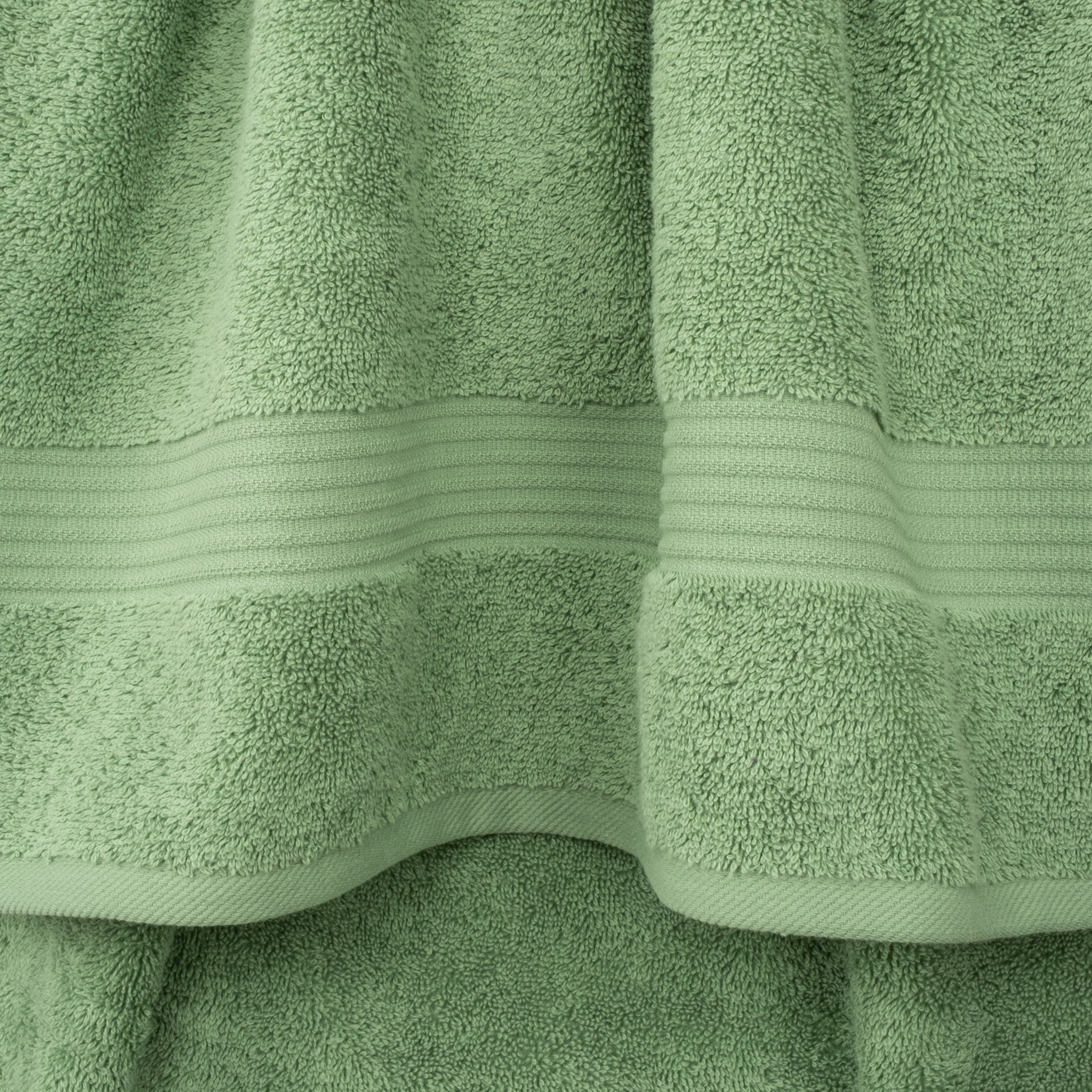 American-softlinen Bekos 100% Cotton Turkish Towels, 4 Piece Washcloth Towel Set -sage-green-04