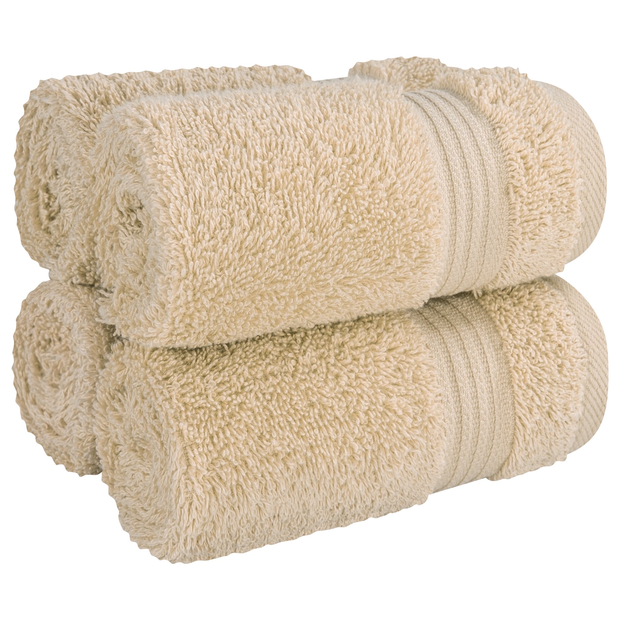 American-softlinen Bekos 100% Cotton Turkish Towels, 4 Piece Washcloth Towel Set -sand-taupe-01