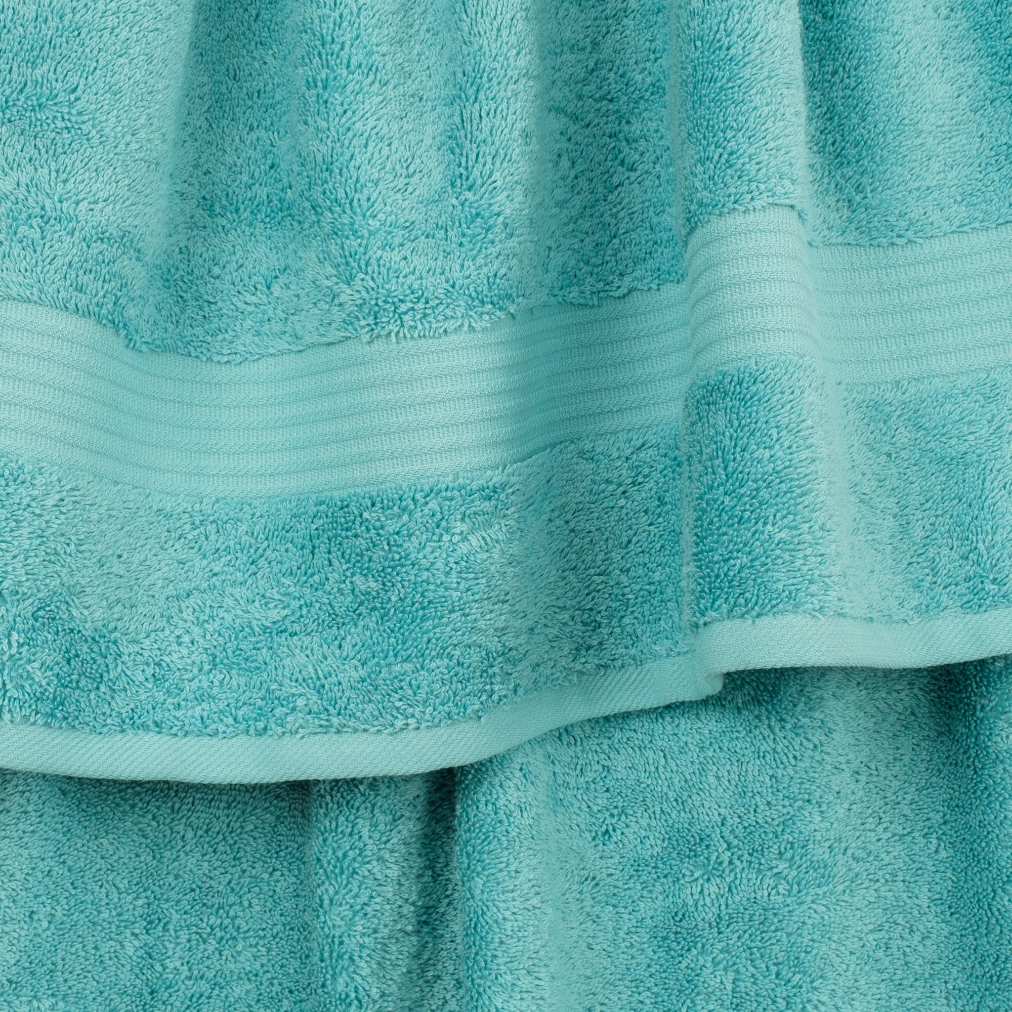 American-softlinen Bekos 100% Cotton Turkish Towels, 4 Piece Washcloth Towel Set -turquoise-blue-04
