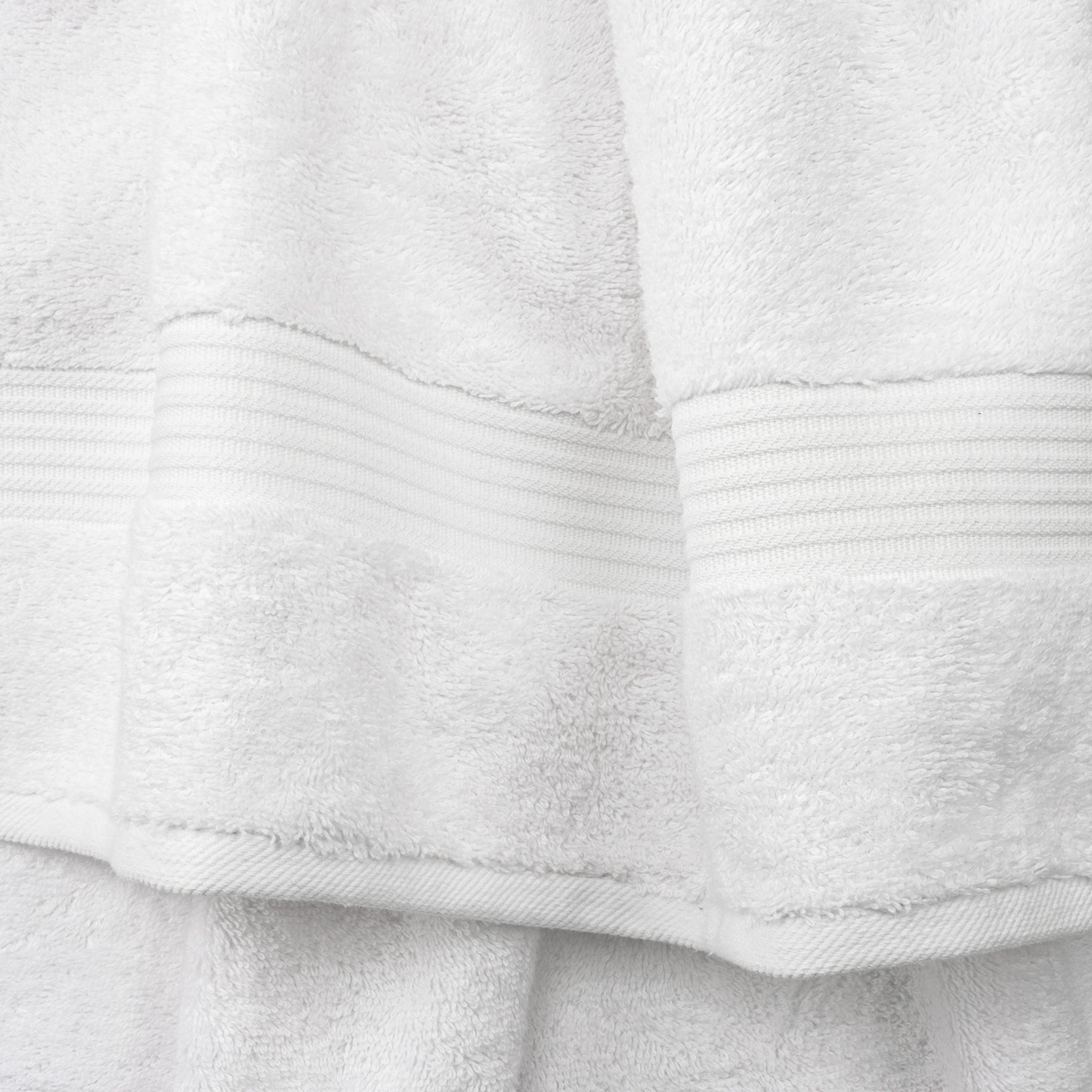 American-softlinen Bekos 100% Cotton Turkish Towels, 4 Piece Washcloth Towel Set -white-03