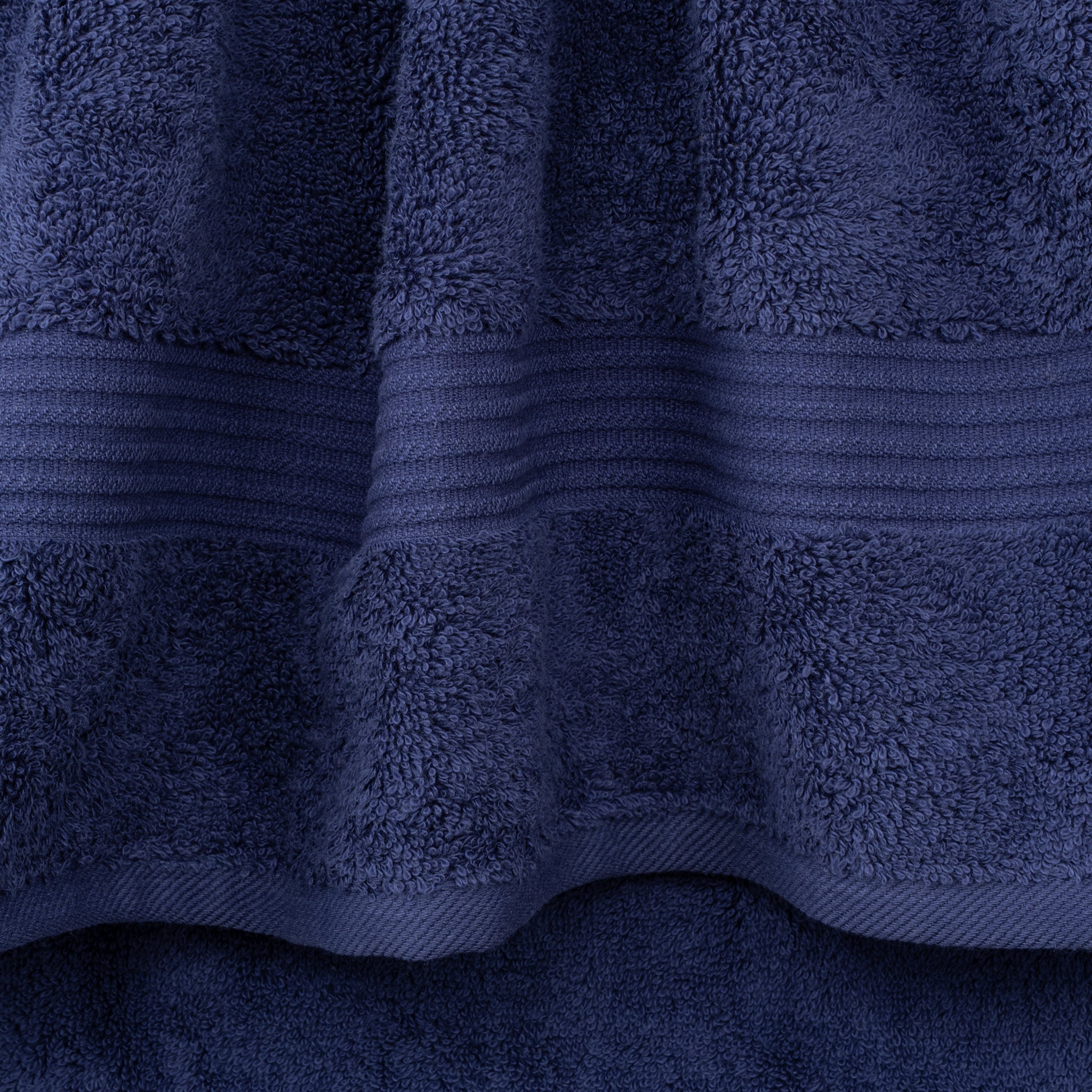 American-softlinen Bekos 100% Cotton Turkish Towels 6 Piece Bath Towel Set -navy-blue-03